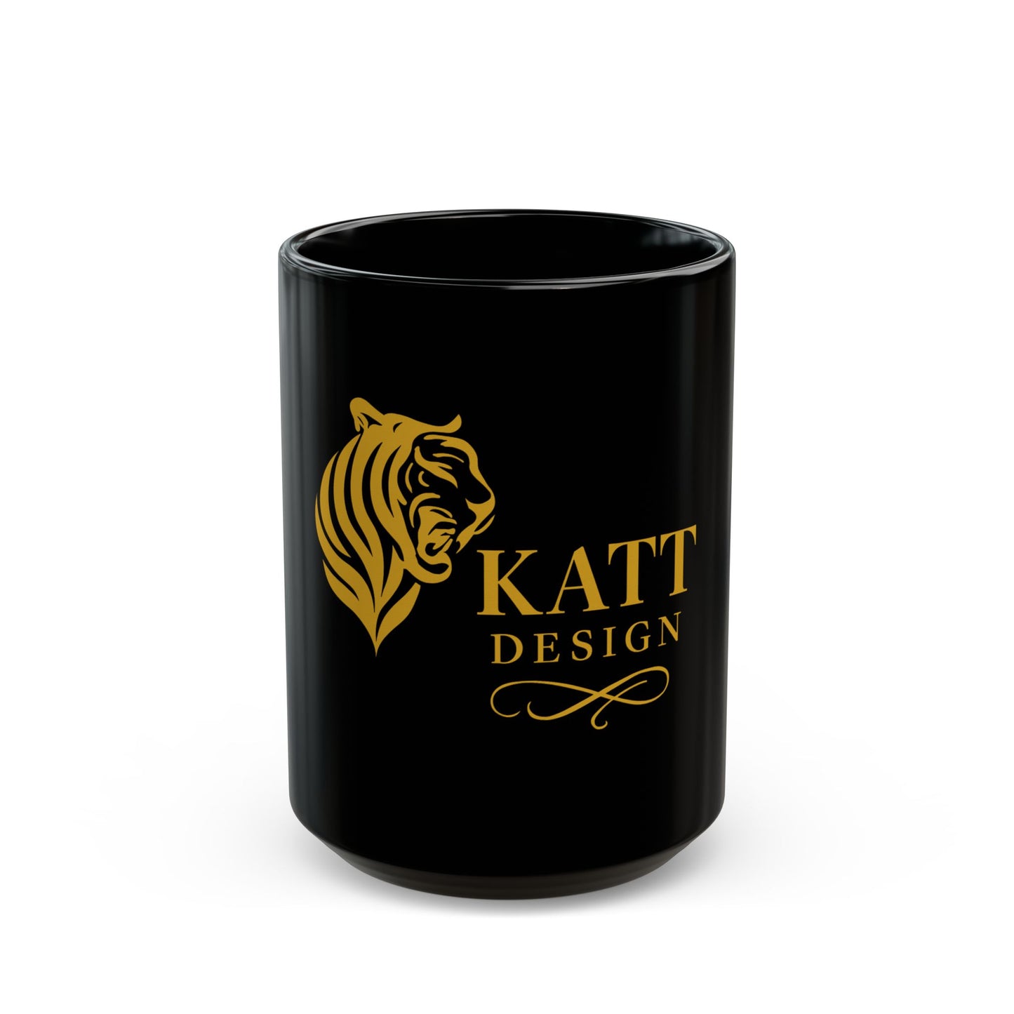 Elegant Black Mug with Tiger Design | Perfect Gift for Coffee Lovers, Office Decor, Home Use, and Special Occasions
