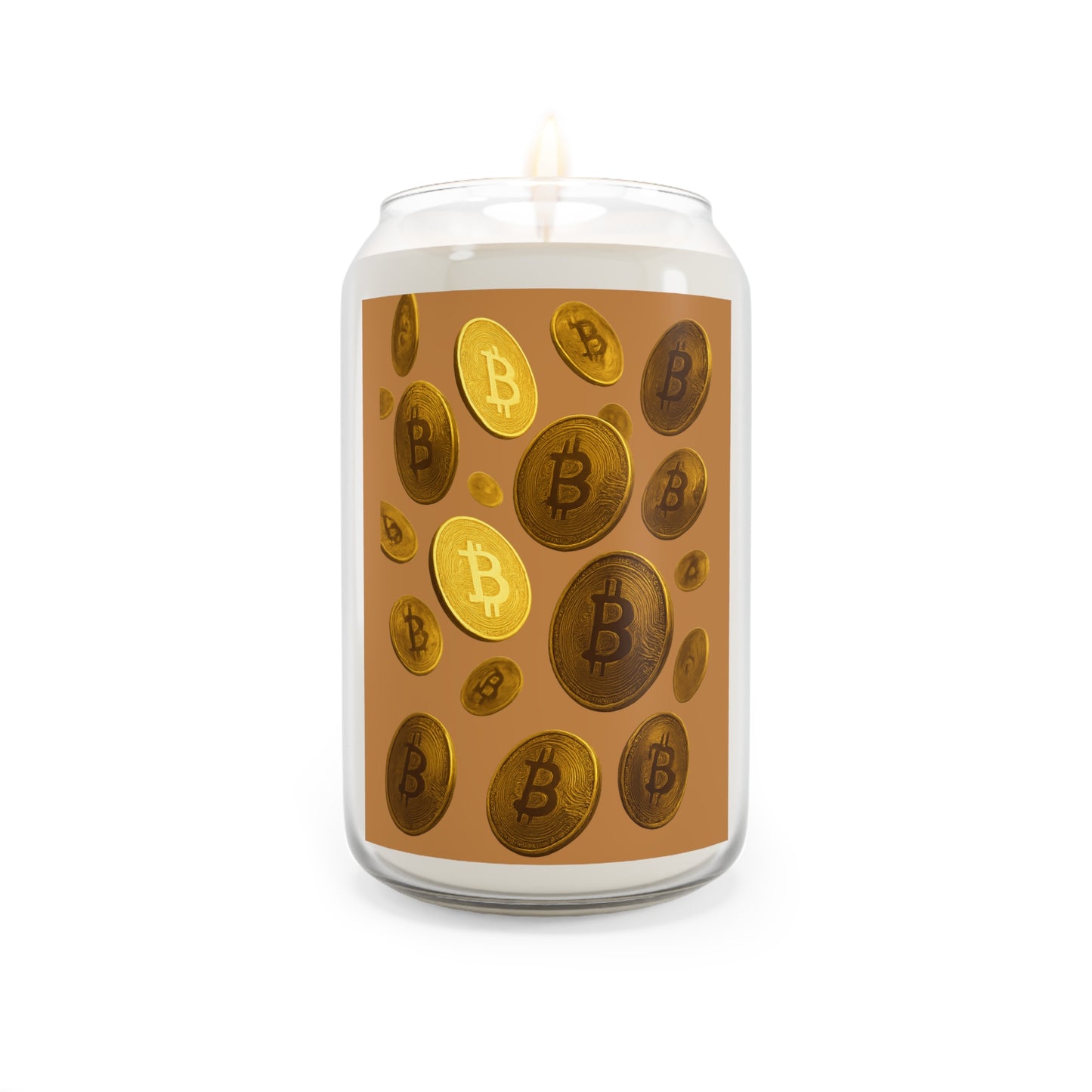 Scented Soy Candle - Bitcoin Inspired, Eco-Friendly, Candle Gift, Aromatherapy Candle, Home Décor, Cryptocurrency Gifts