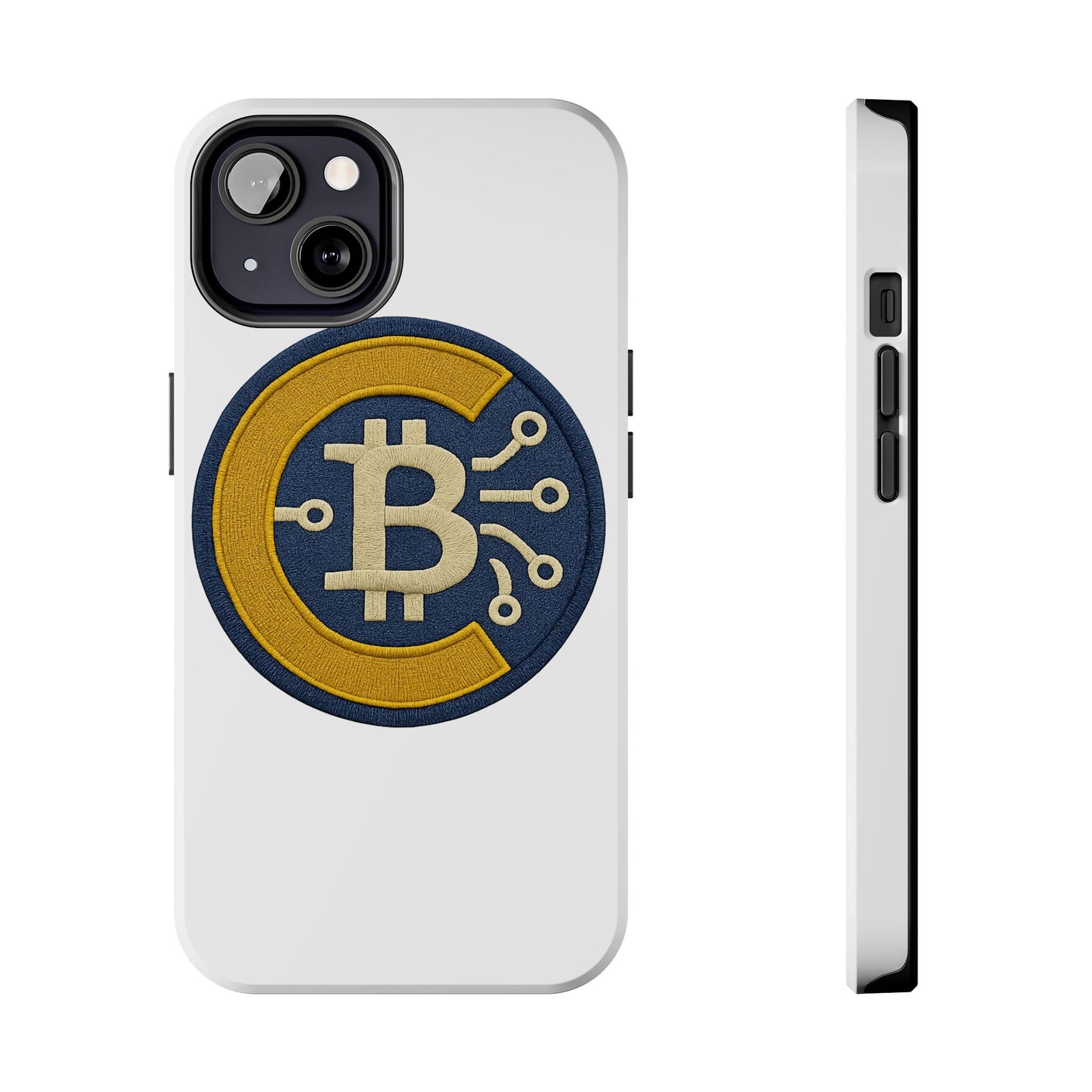 Bitcoin Tech Phone Cases, Cryptocurrency Phone Cover, iPhone and Samsung Case