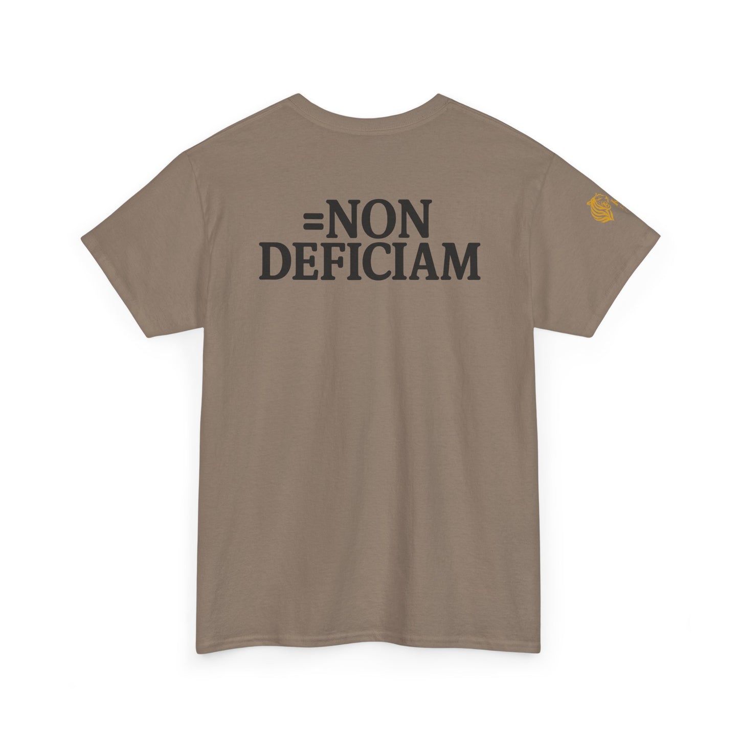 Cold Wallet - Bitcoin - Non Deficiam; "I Will Not Fail" - Unisex Heavy Cotton Tee