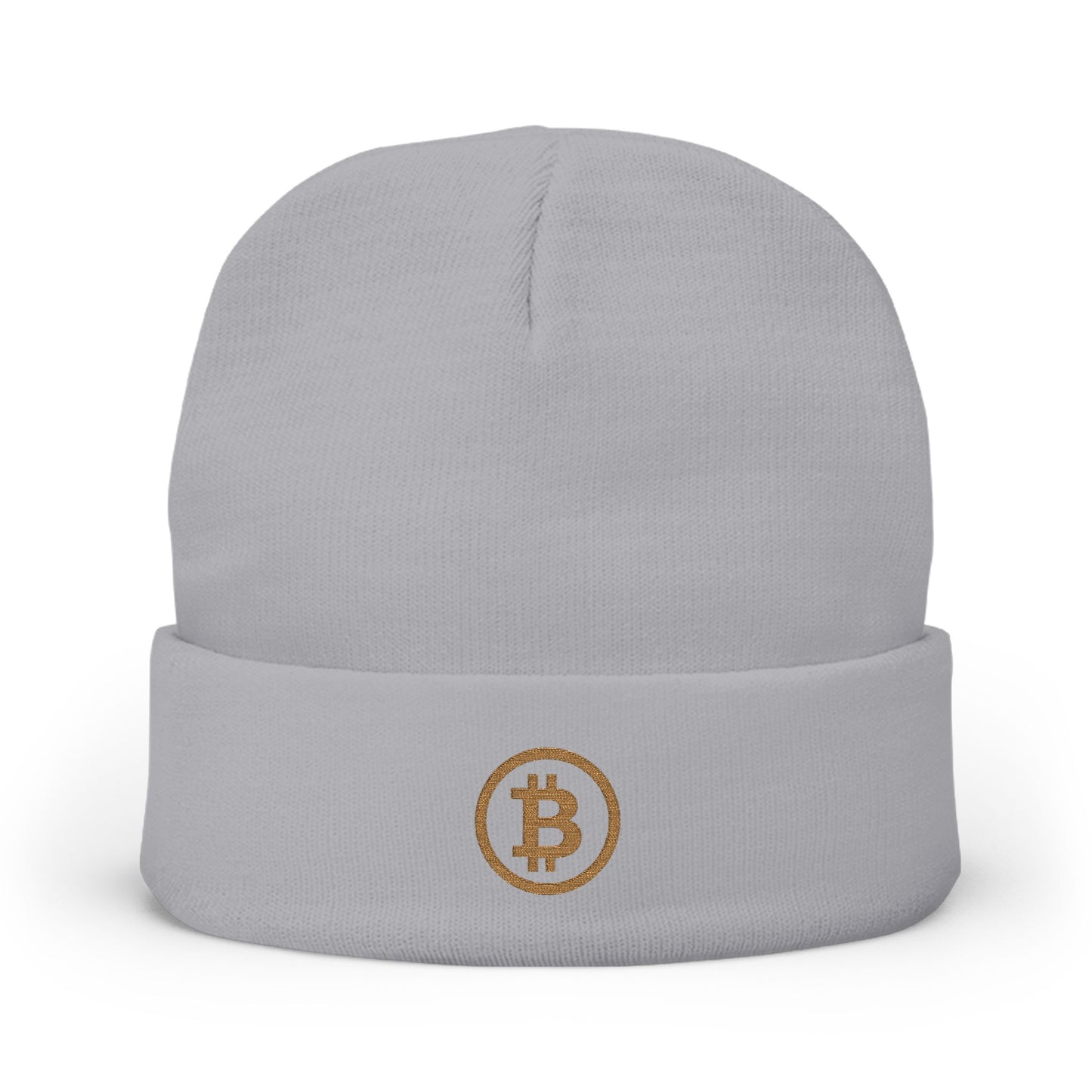 Bitcoin/Crypto - Knit Beanie (Embroidery)