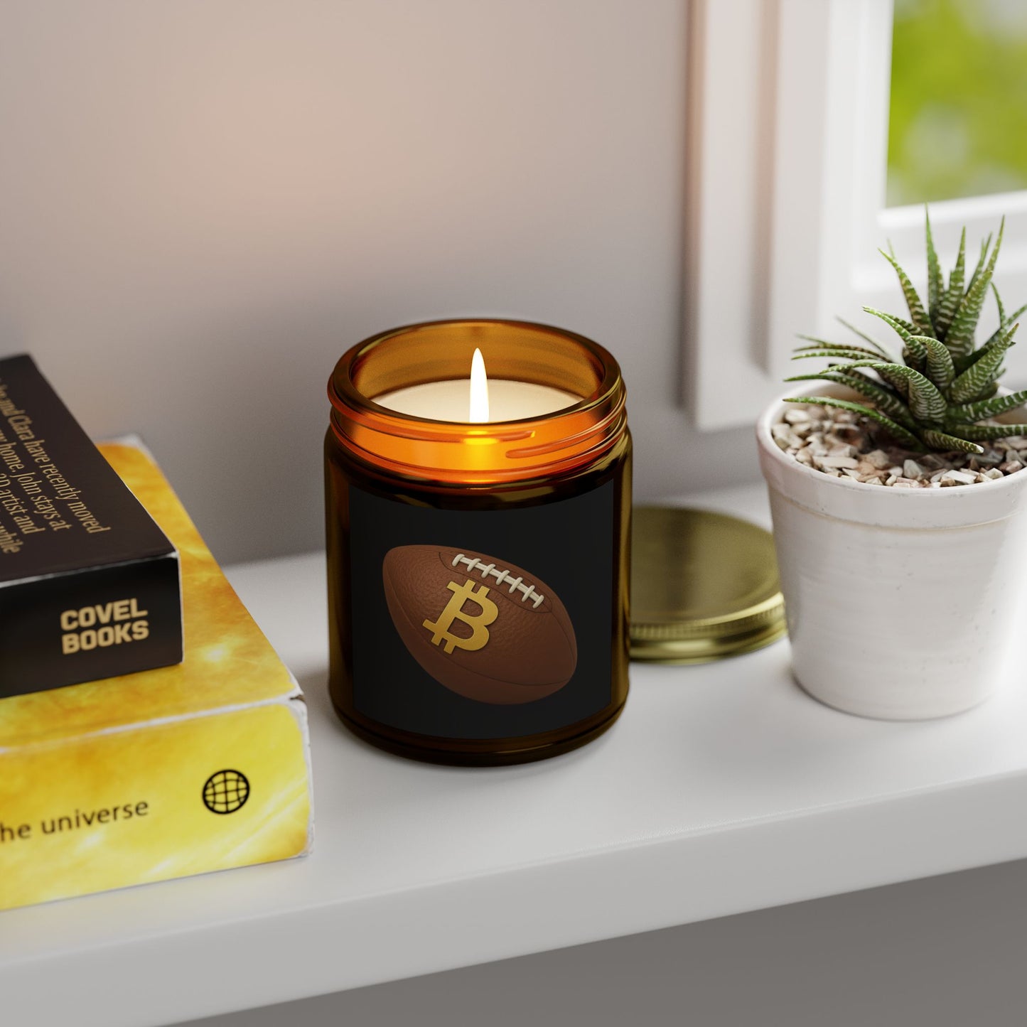 Bitcoin - Relaxing Scented Candles - Ideal for Relaxation, Home Décor, Self-Care, Aromatherapy