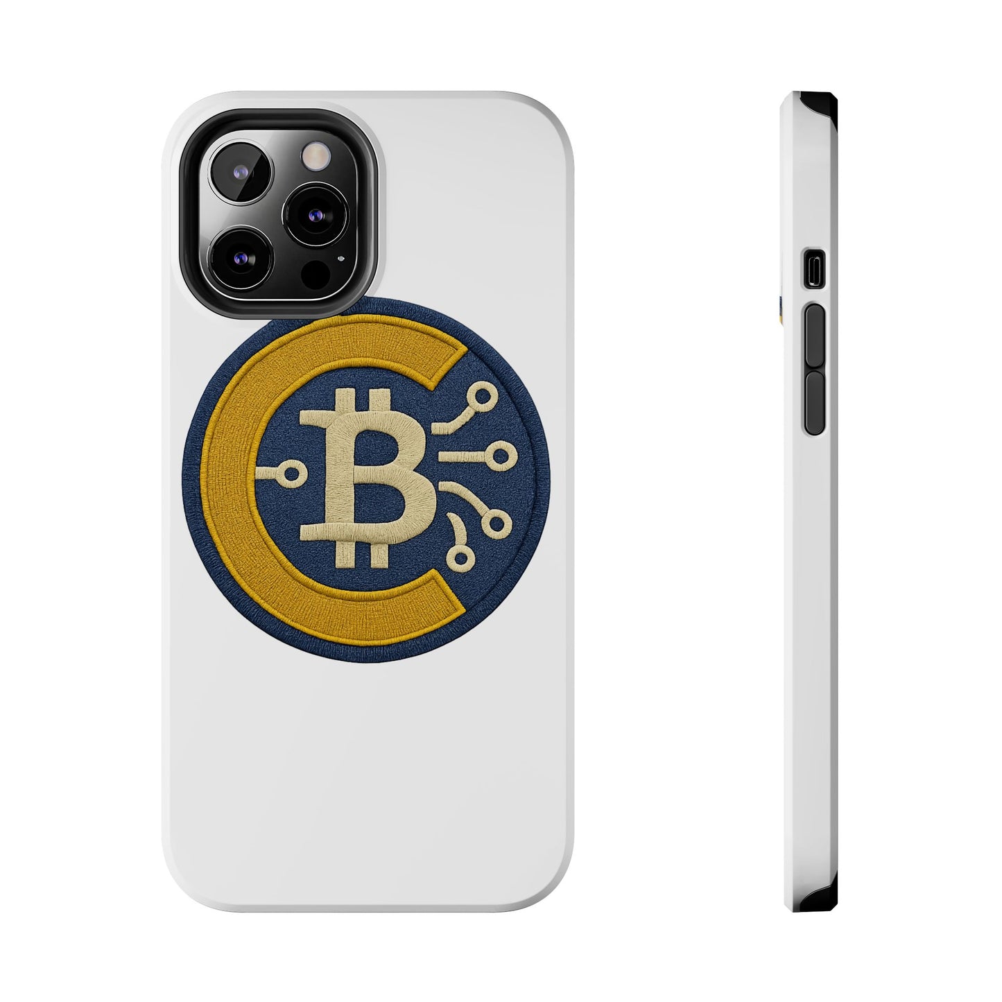Bitcoin Tech Phone Cases, Cryptocurrency Phone Cover, iPhone and Samsung Case