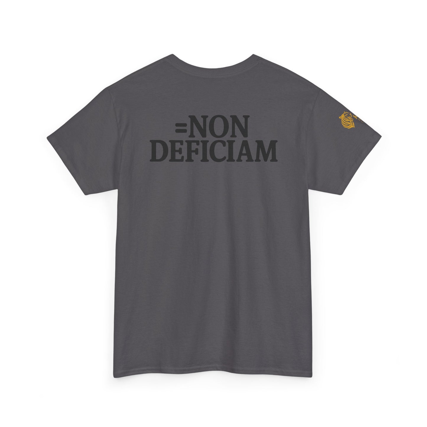 Cold Wallet - Bitcoin - Non Deficiam; "I Will Not Fail" - Unisex Heavy Cotton Tee