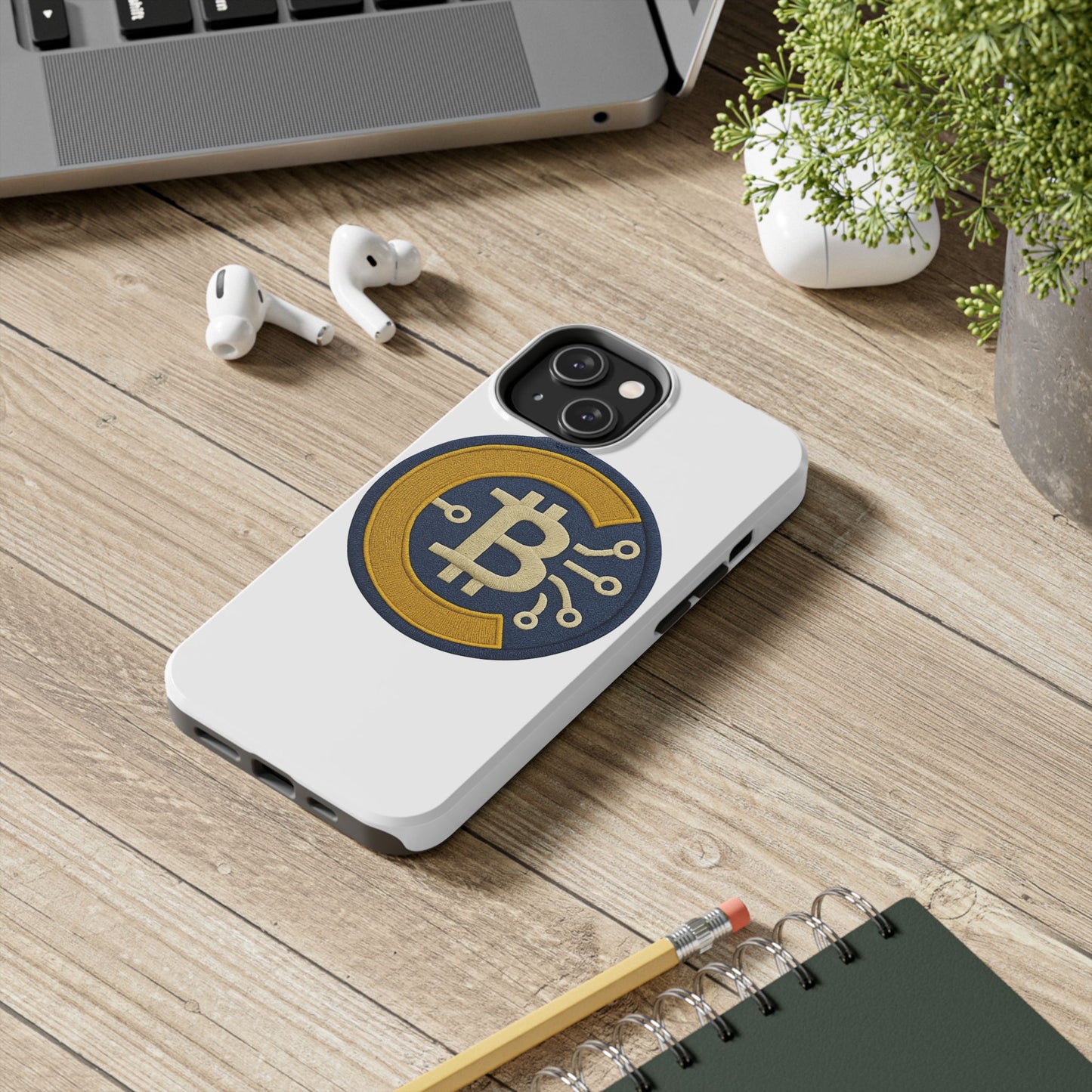 Bitcoin Tech Phone Cases, Cryptocurrency Phone Cover, iPhone and Samsung Case