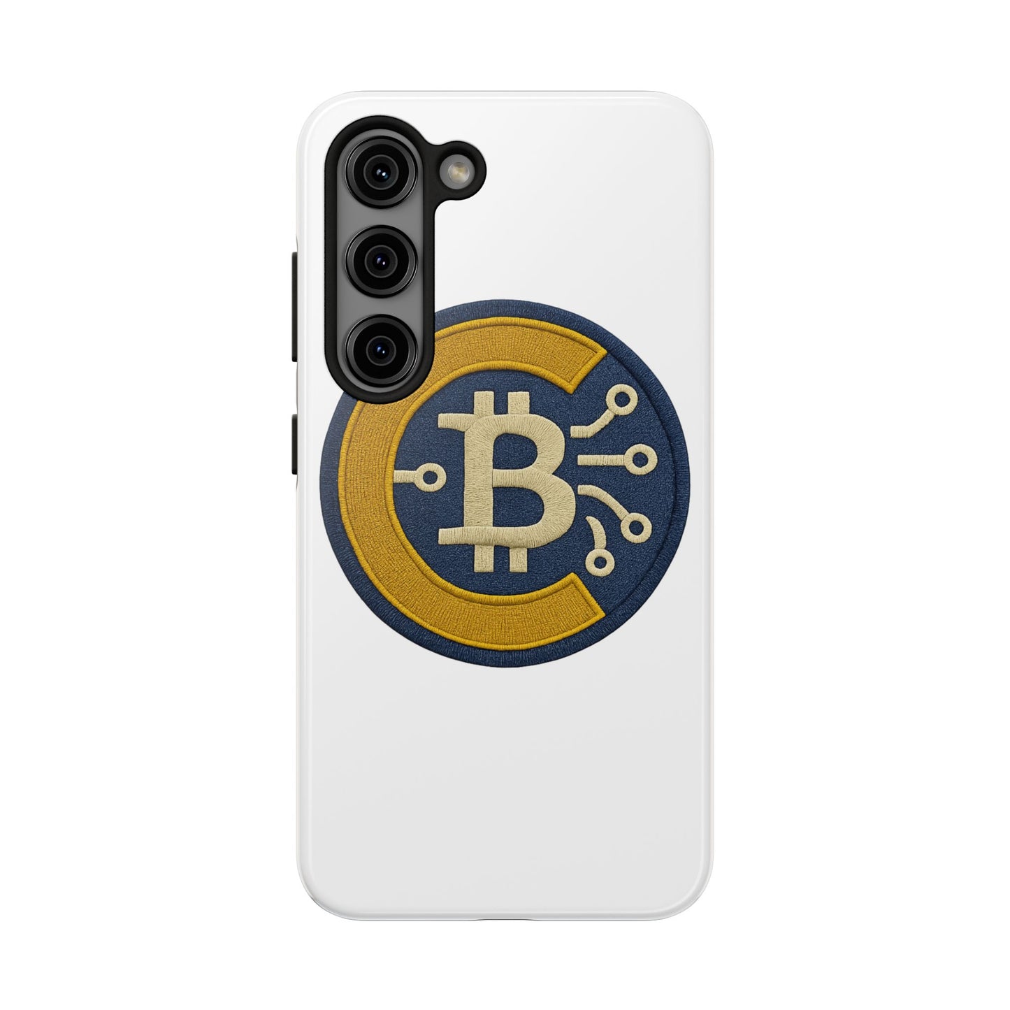 Bitcoin Tech Phone Cases, Cryptocurrency Phone Cover, iPhone and Samsung Case