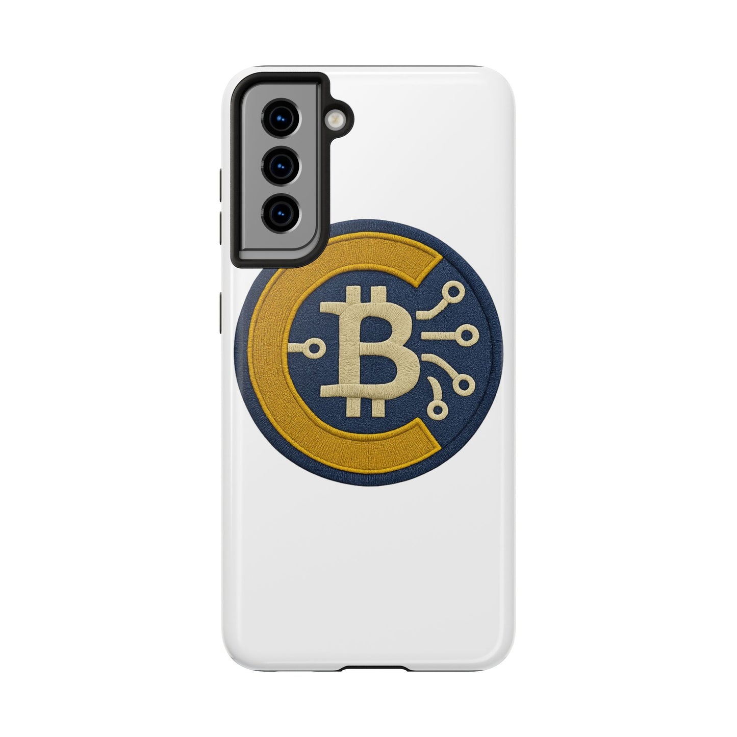 Bitcoin Tech Phone Cases, Cryptocurrency Phone Cover, iPhone and Samsung Case