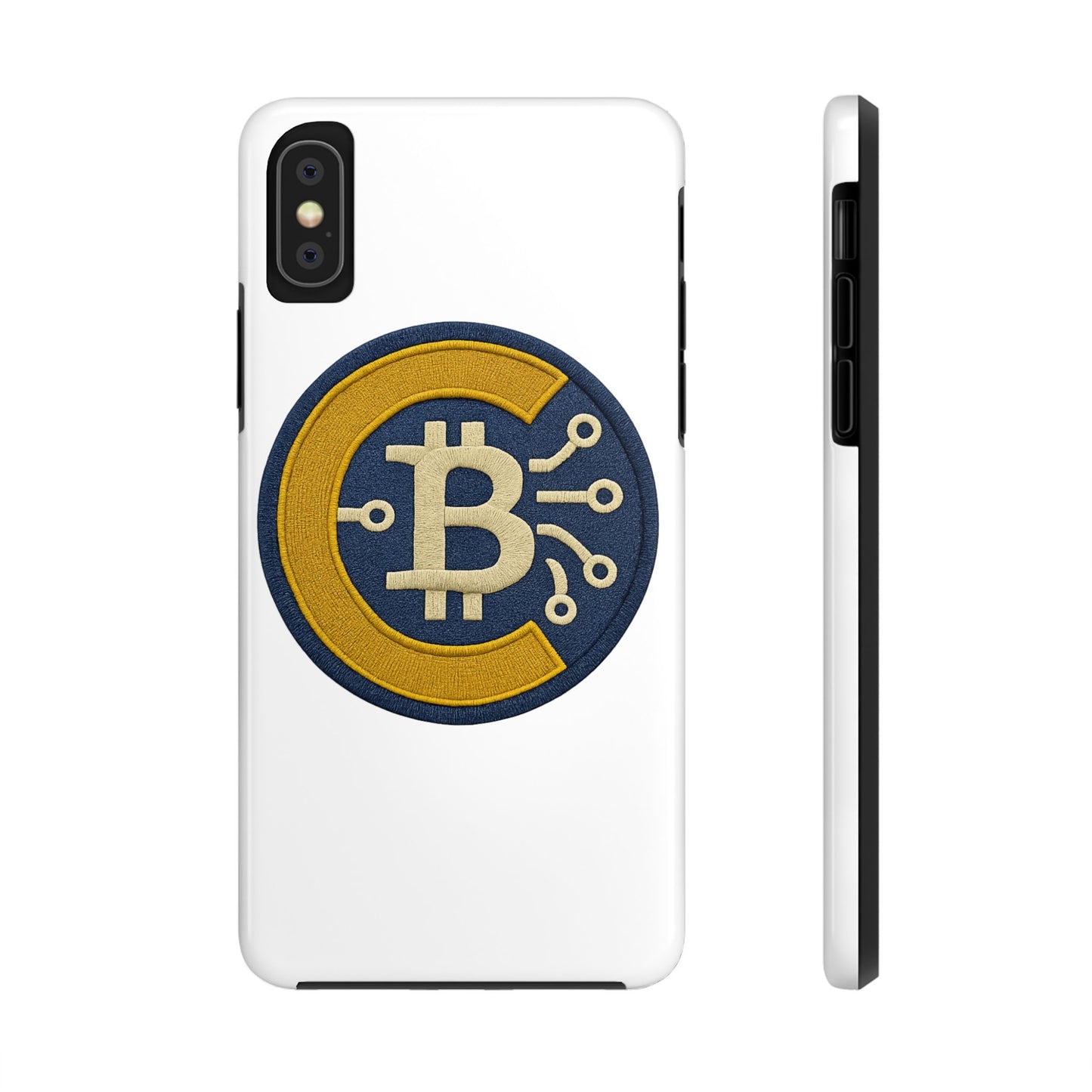 Bitcoin Tech Phone Cases, Cryptocurrency Phone Cover, iPhone and Samsung Case
