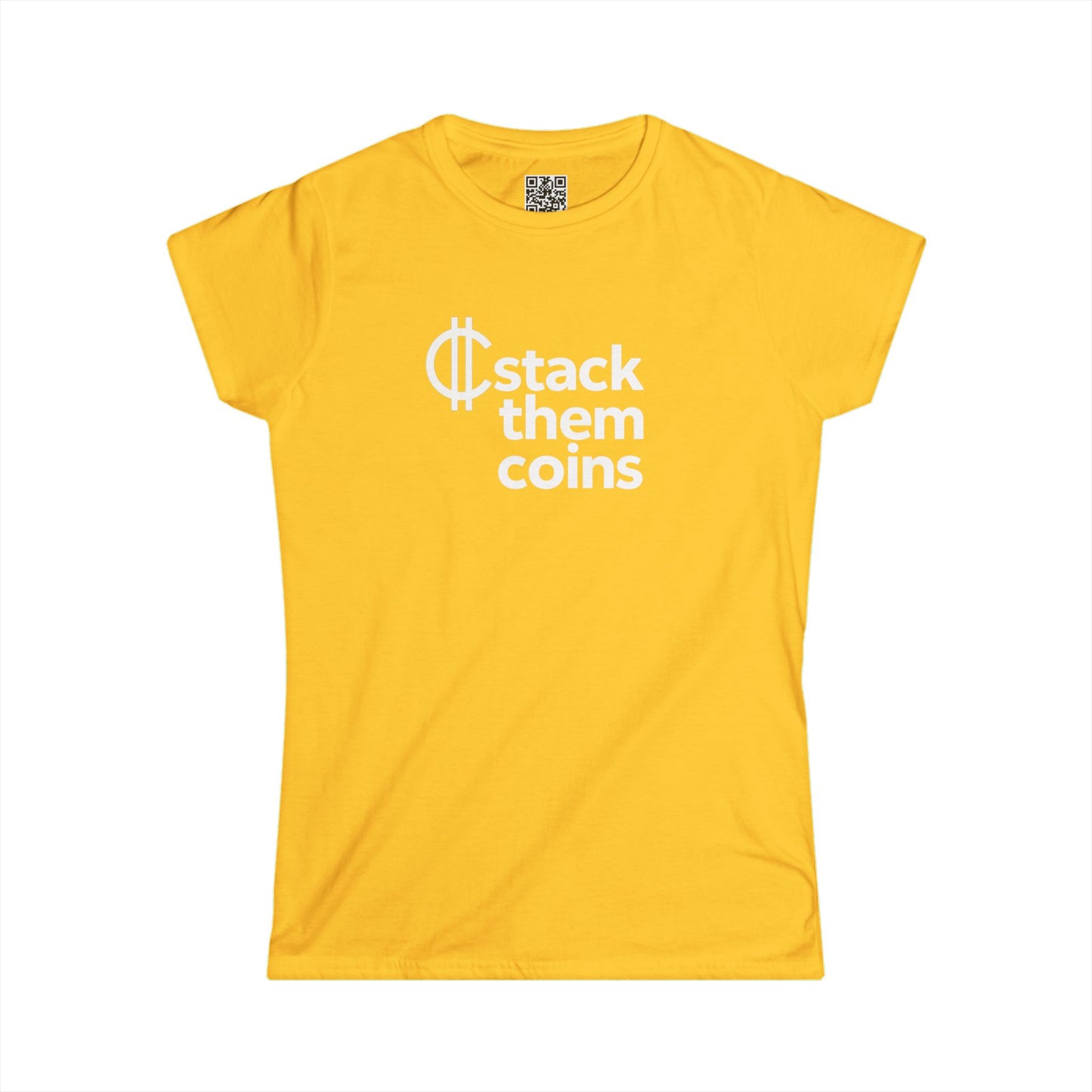 Cryptocurrency Women’s Softstyle Tee – Perfect for Everyday Wear, Gifts, Casual Outfits, Eco-Friendly Fashion, Inspirational Quote CryptoShirt