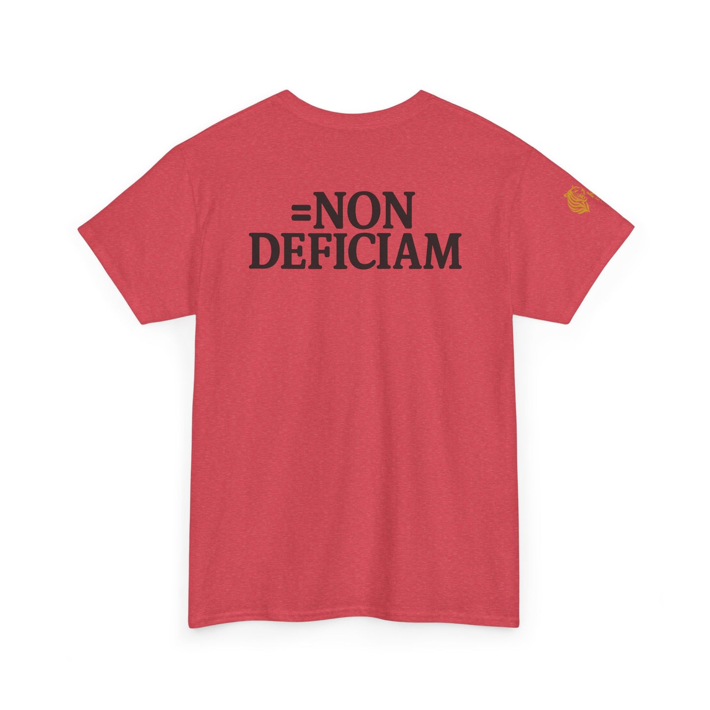 Cold Wallet - Bitcoin - Non Deficiam; "I Will Not Fail" - Unisex Heavy Cotton Tee