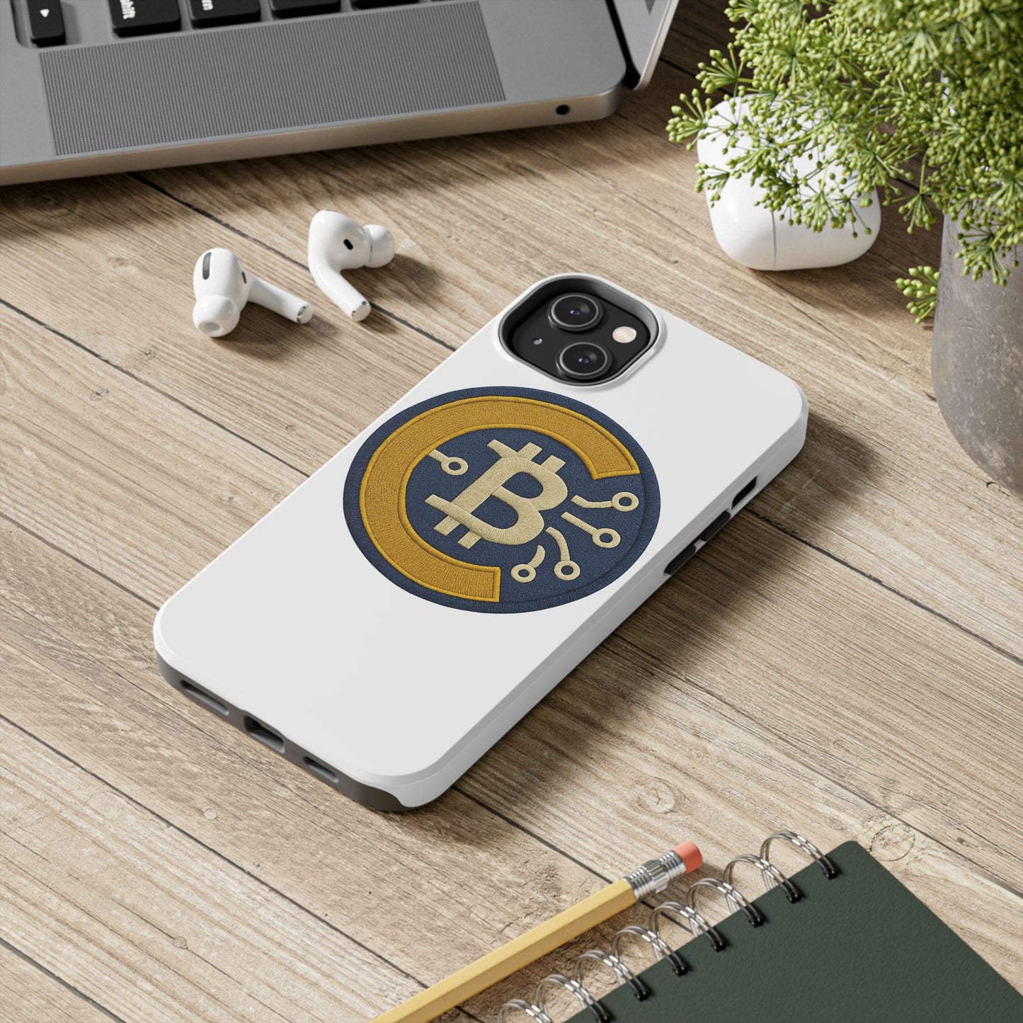 Bitcoin Tech Phone Cases, Cryptocurrency Phone Cover, iPhone and Samsung Case