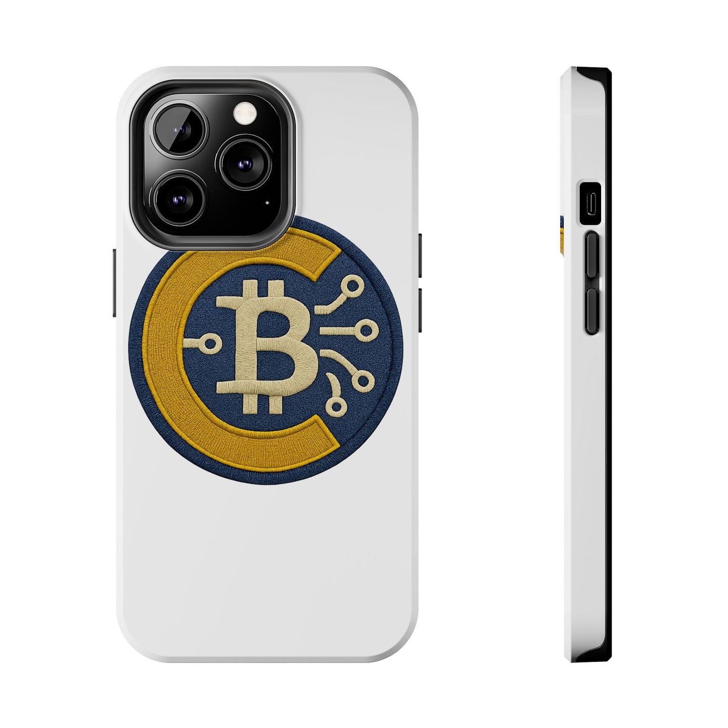 Bitcoin Tech Phone Cases, Cryptocurrency Phone Cover, iPhone and Samsung Case