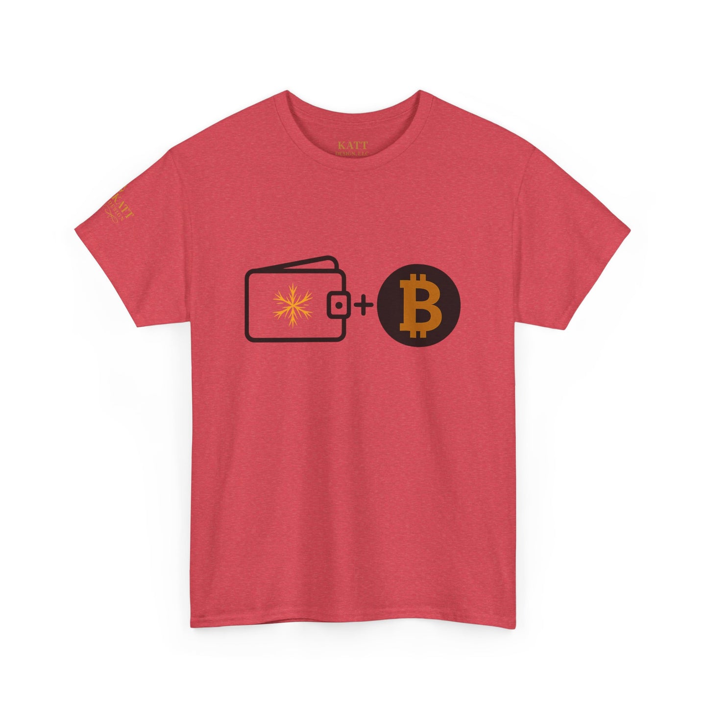 Cold Wallet - Bitcoin - Non Deficiam; "I Will Not Fail" - Unisex Heavy Cotton Tee