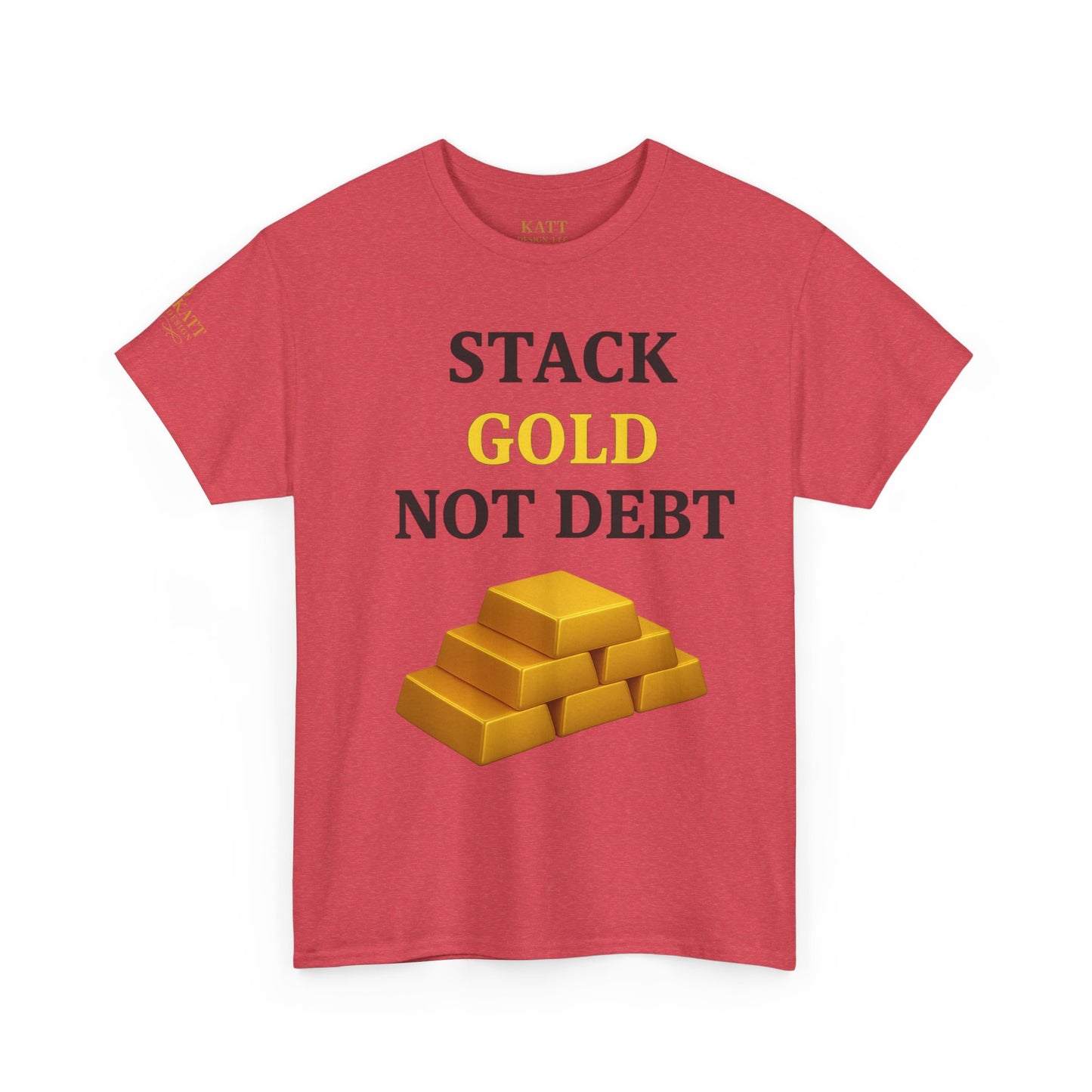 Stack the Gold - Bitcoin - Unisex Heavy Cotton Tee