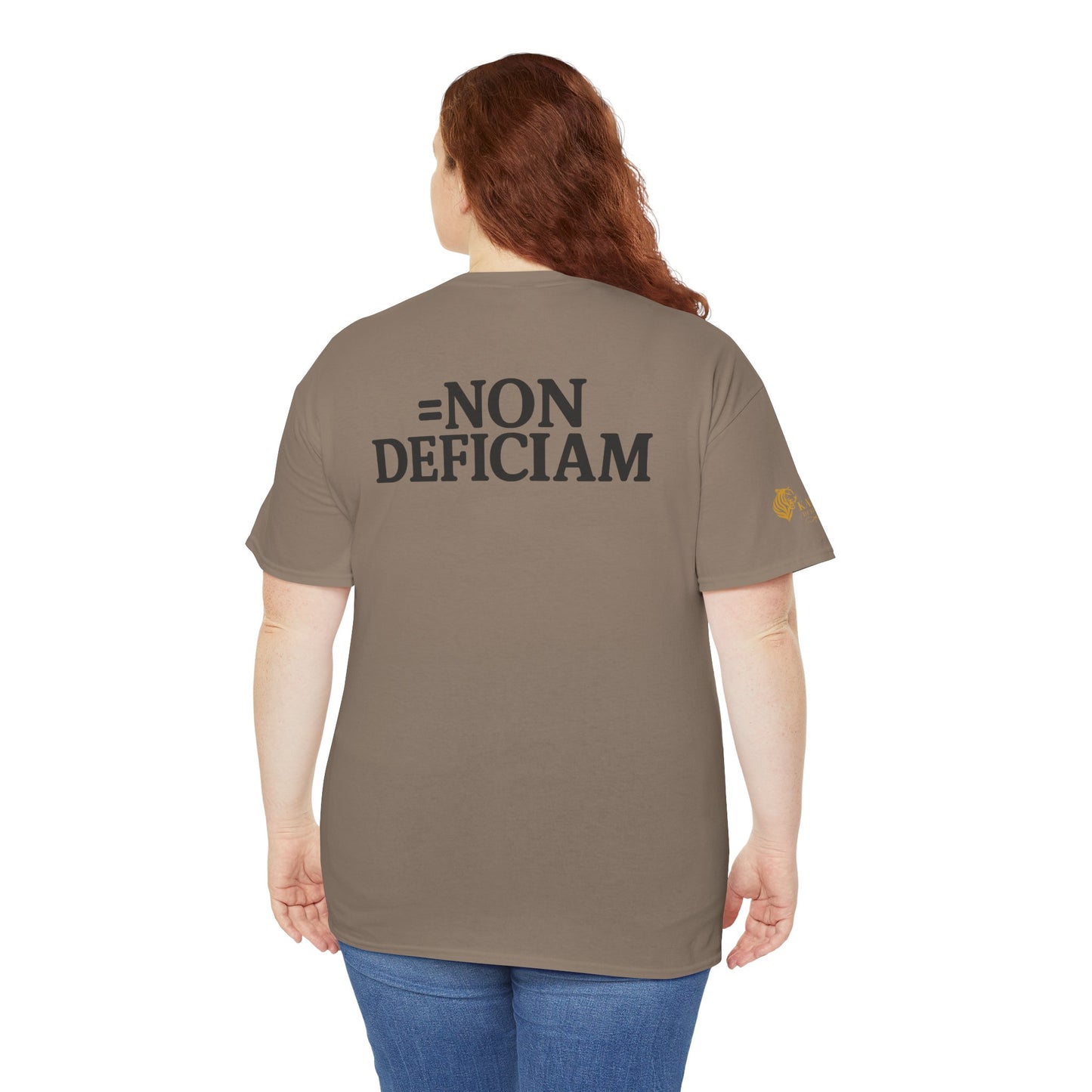 Cold Wallet - Bitcoin - Non Deficiam; "I Will Not Fail" - Unisex Heavy Cotton Tee