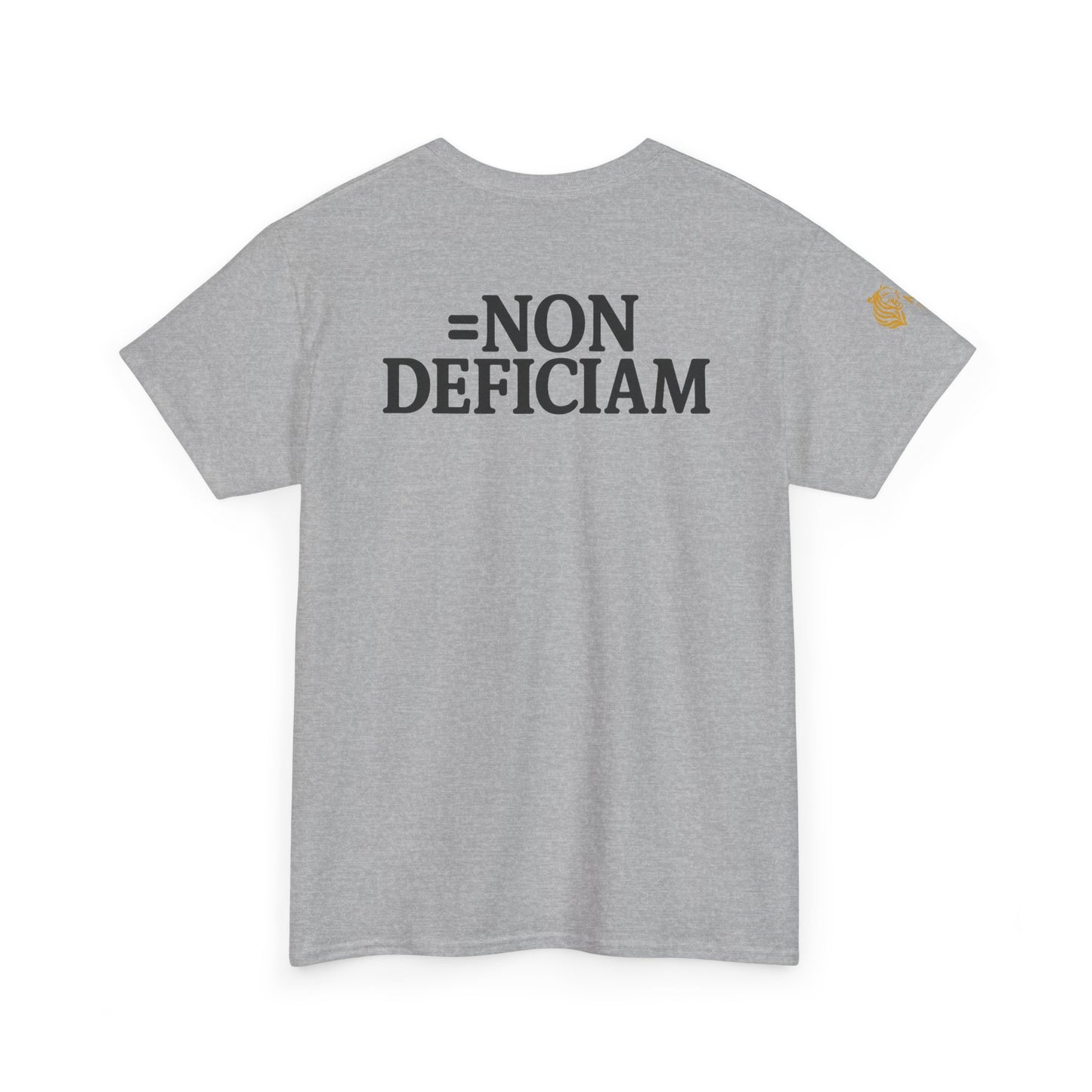 Cold Wallet - Bitcoin - Non Deficiam; "I Will Not Fail" - Unisex Heavy Cotton Tee