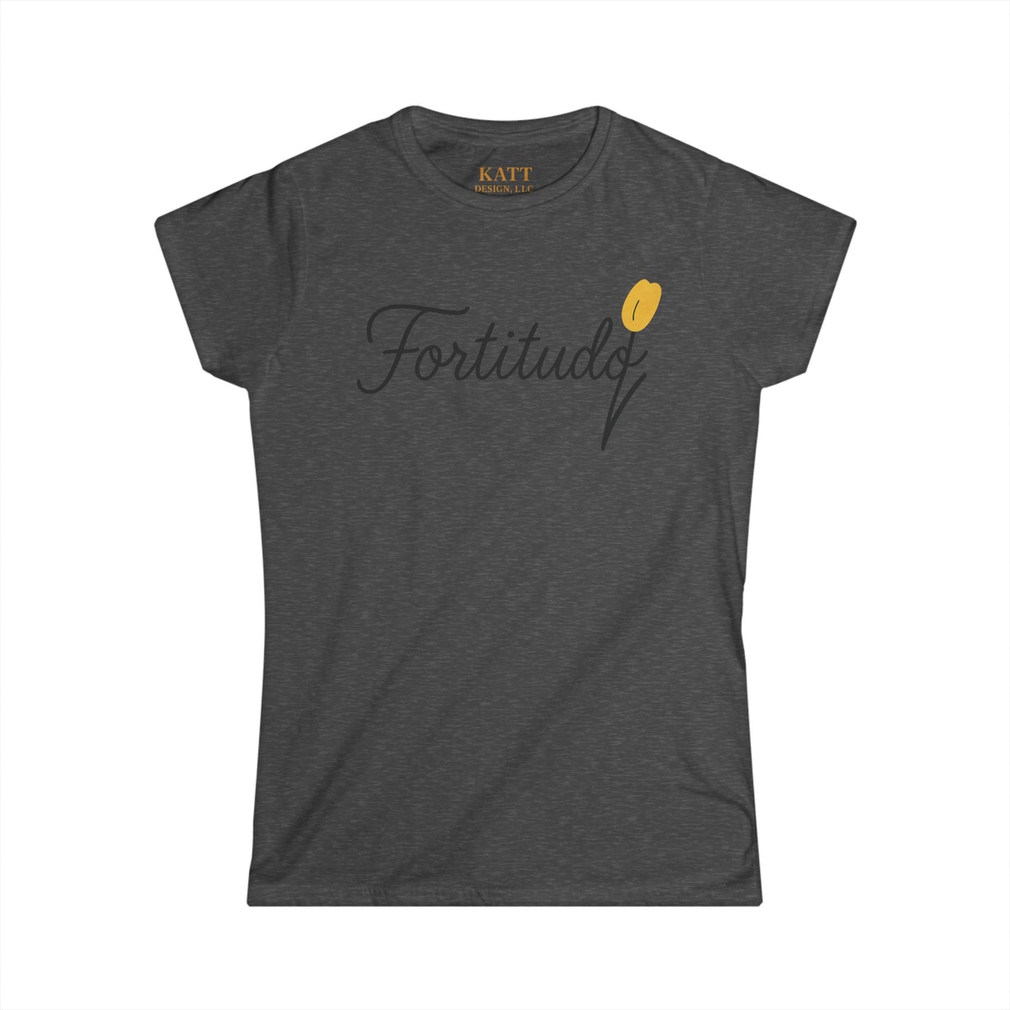 Fortitudo; "Strength" - KATT Design - Women's Soft style T-Shirt