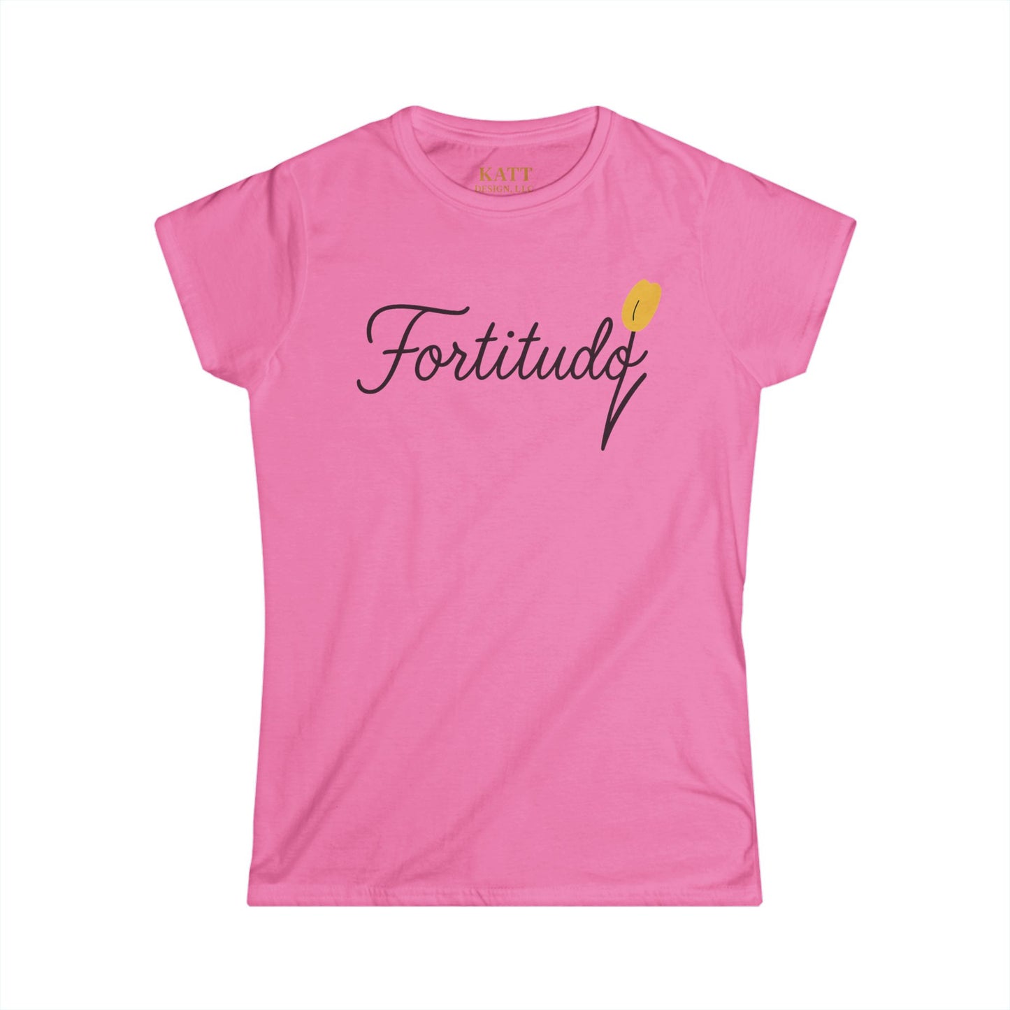 Fortitudo; "Strength" - KATT Design - Women's Soft style T-Shirt
