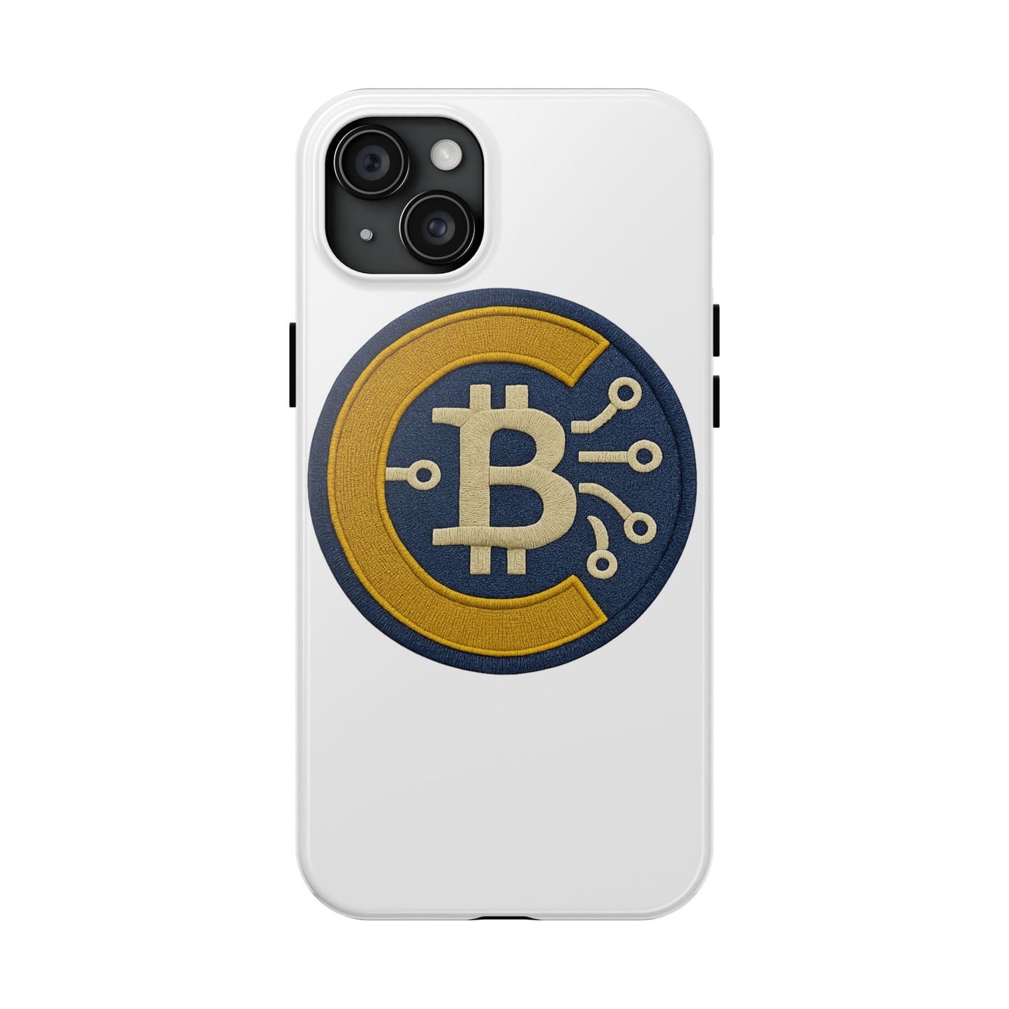 Bitcoin Tech Phone Cases, Cryptocurrency Phone Cover, iPhone and Samsung Case