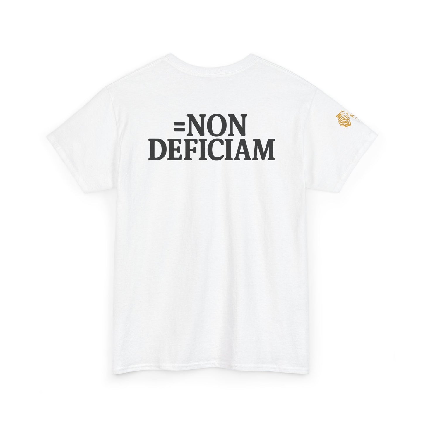 Cold Wallet - Bitcoin - Non Deficiam; "I Will Not Fail" - Unisex Heavy Cotton Tee