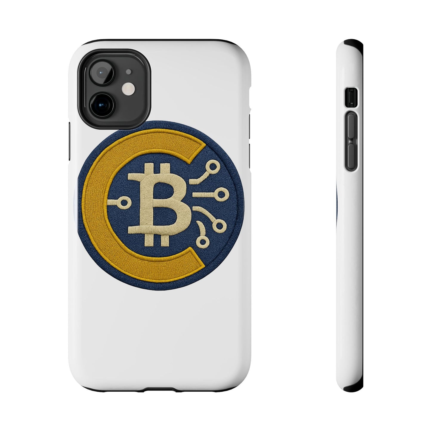 Bitcoin Tech Phone Cases, Cryptocurrency Phone Cover, iPhone and Samsung Case