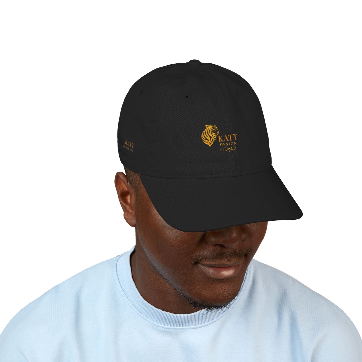 Organic Baseball Cap - KATT Design, LLC - (Embroidery)
