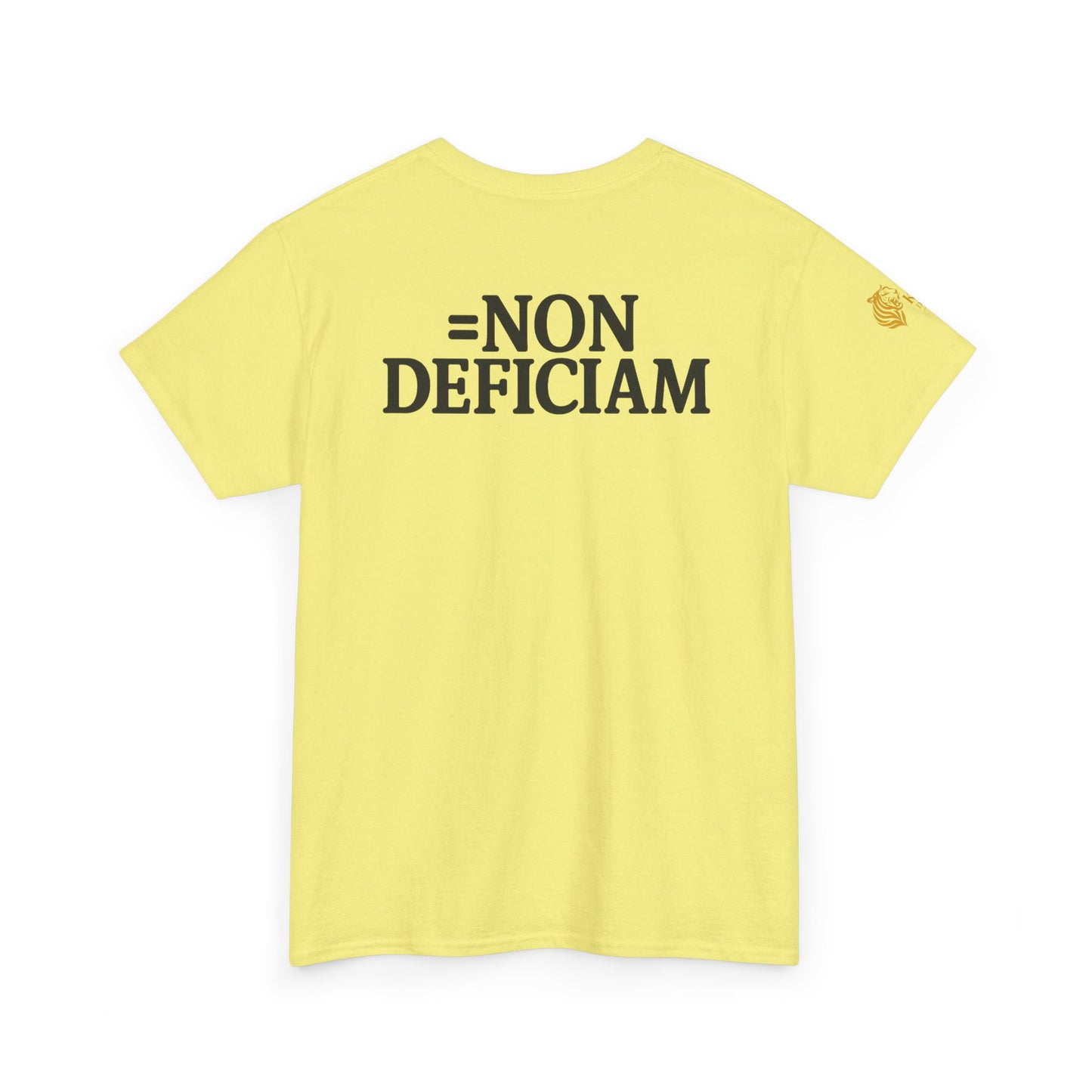 Cold Wallet - Bitcoin - Non Deficiam; "I Will Not Fail" - Unisex Heavy Cotton Tee