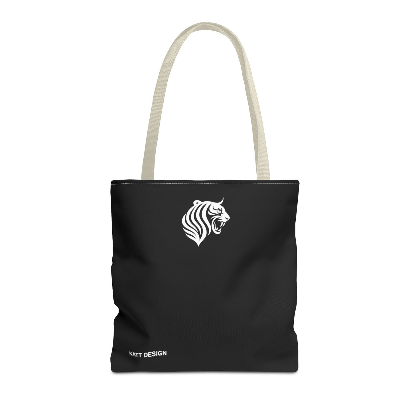 White Tiger KATT Design, LLC - Tote Bag, Bitcoin, Eco-Friendly, Stylish Networker