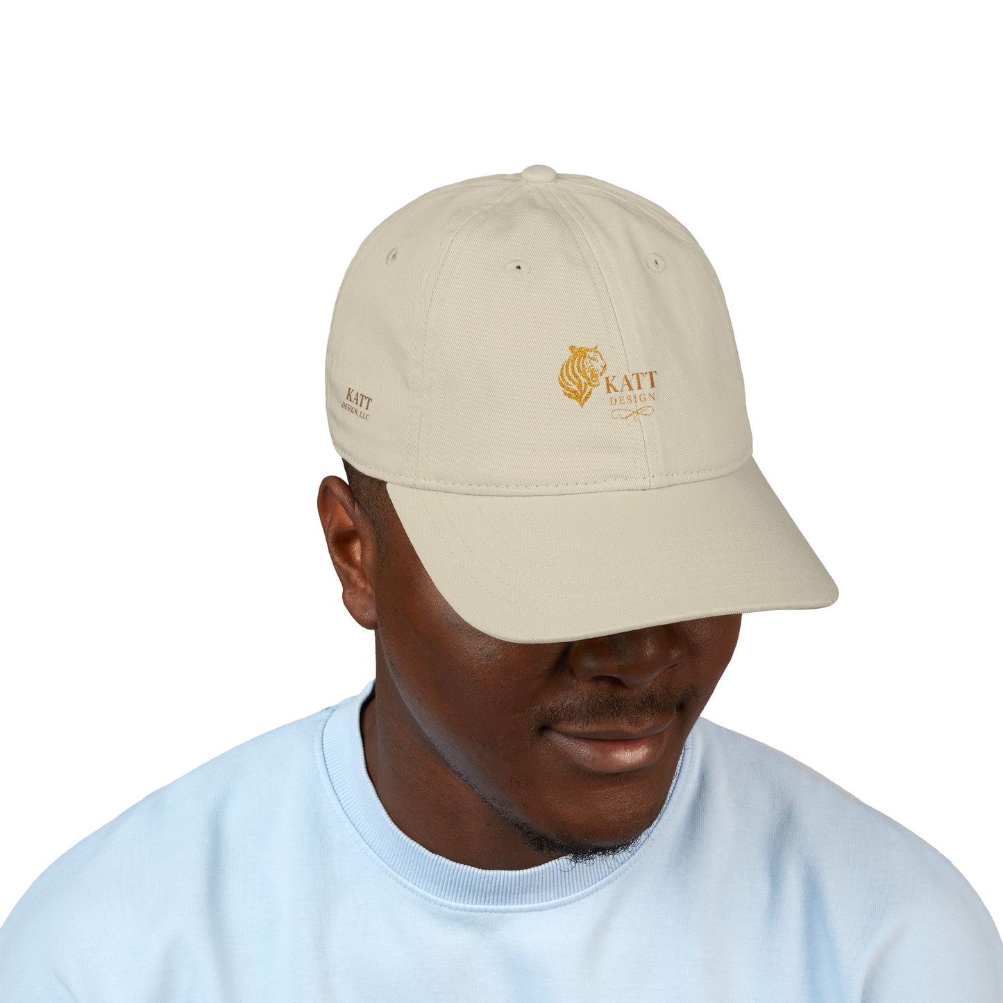 Organic Baseball Cap - KATT Design, LLC - (Embroidery)