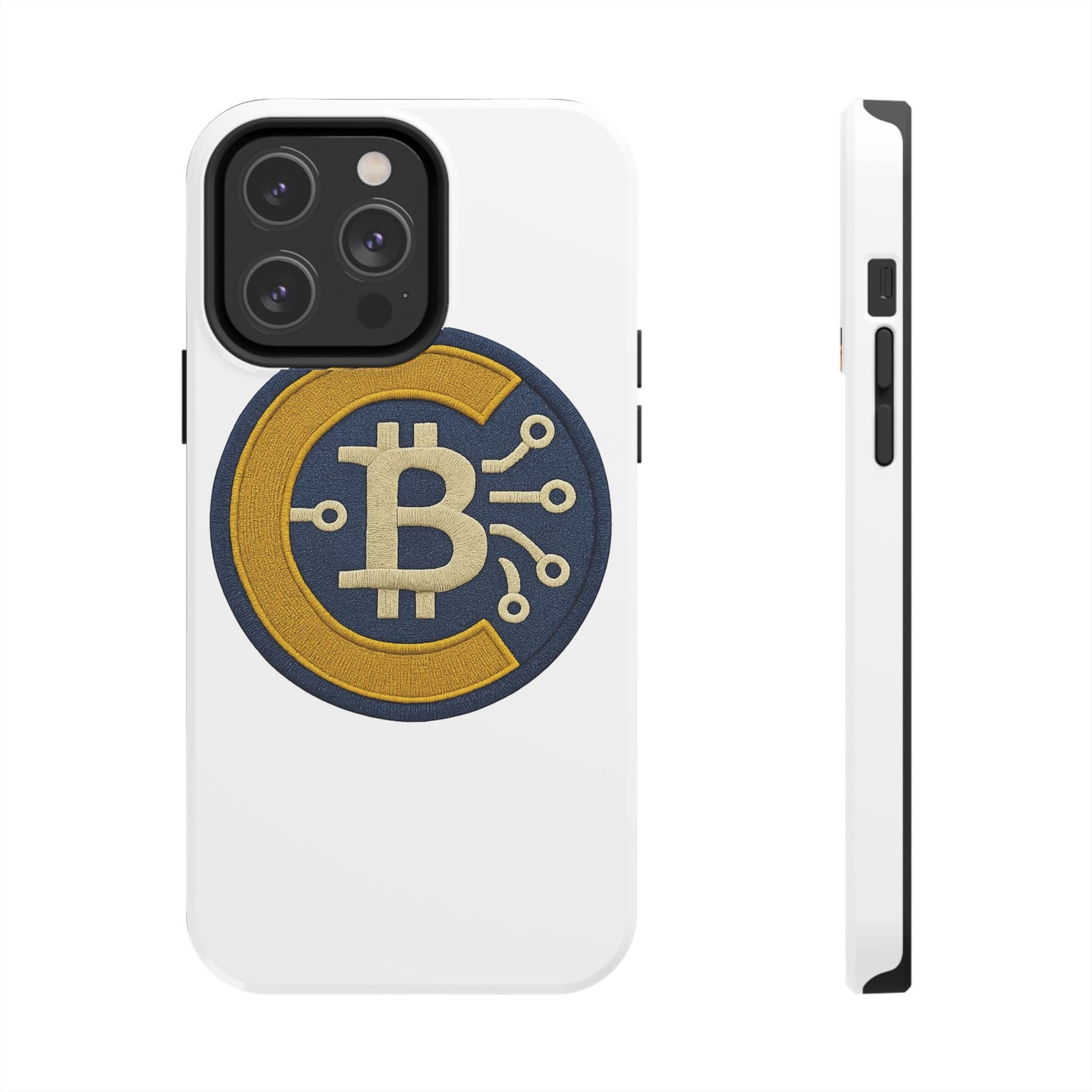 Bitcoin Tech Phone Cases, Cryptocurrency Phone Cover, iPhone and Samsung Case