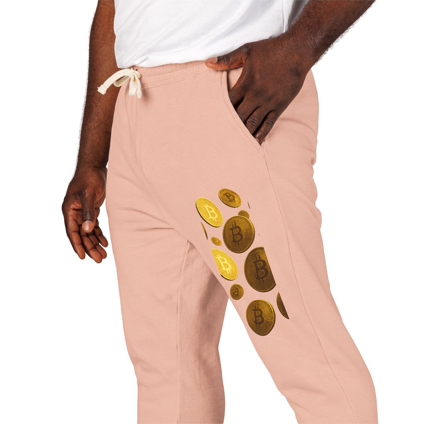 Crypto/Bitcoin - Garment-Dyed Fleece Sweatpants