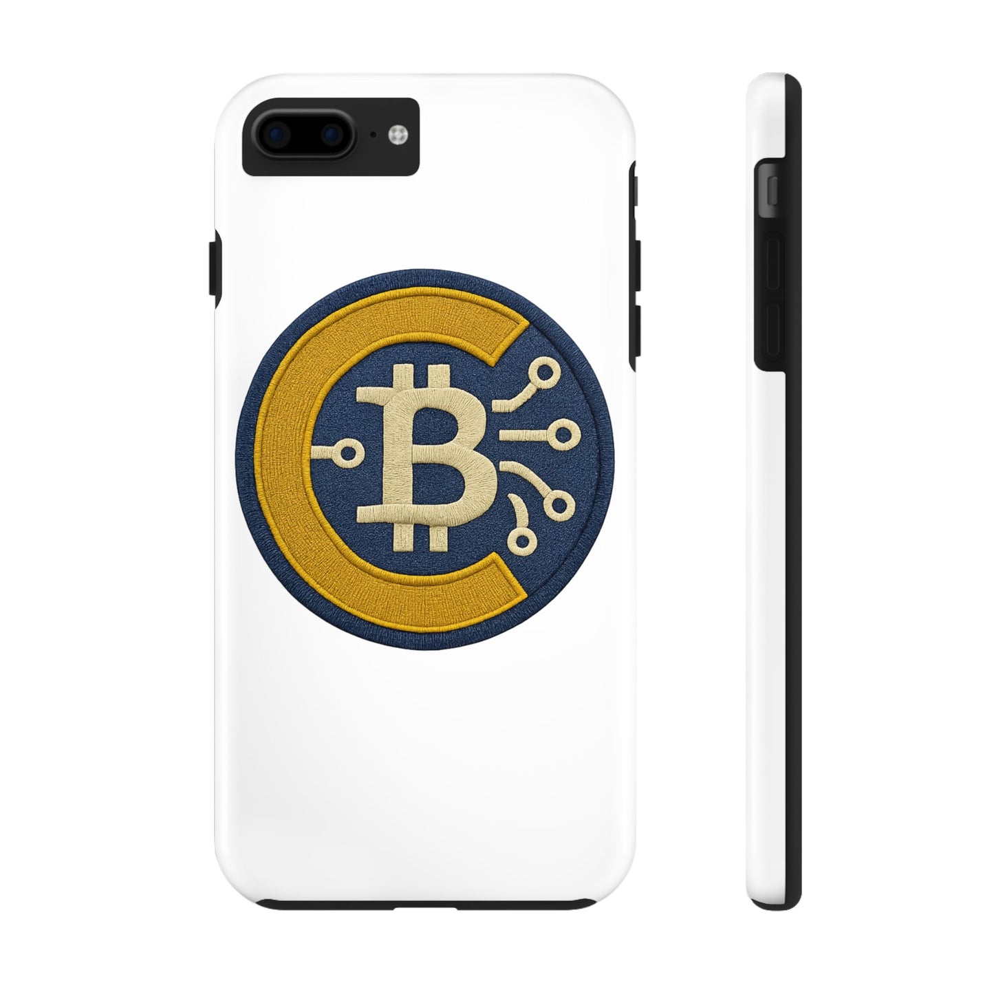 Bitcoin Tech Phone Cases, Cryptocurrency Phone Cover, iPhone and Samsung Case
