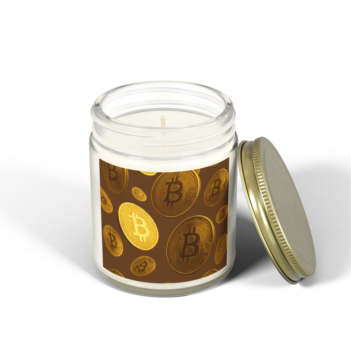 Bitcoin Scented Candle Set, Cozy Home Fragrance, Gift for Crypto Lovers, Aromatherapy Candle, Unique Décor Item