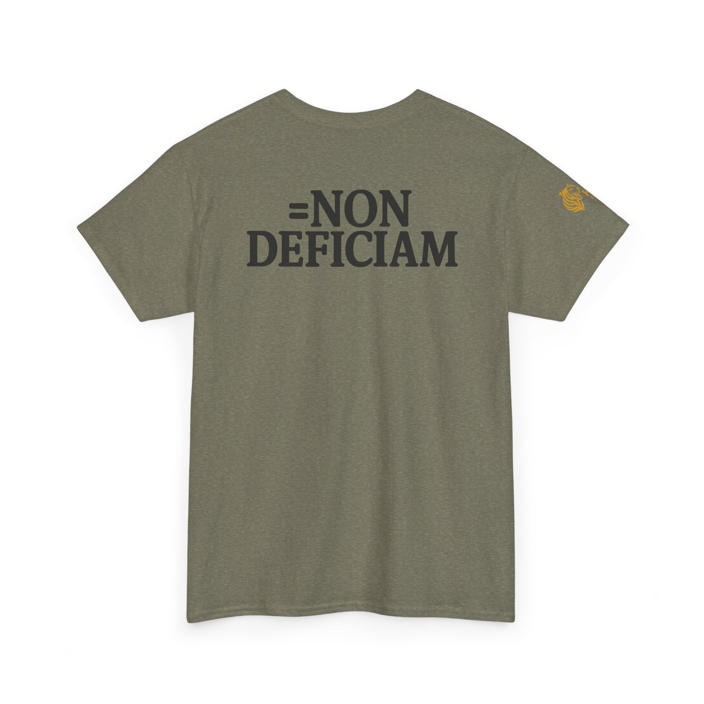 Cold Wallet - Bitcoin - Non Deficiam; "I Will Not Fail" - Unisex Heavy Cotton Tee