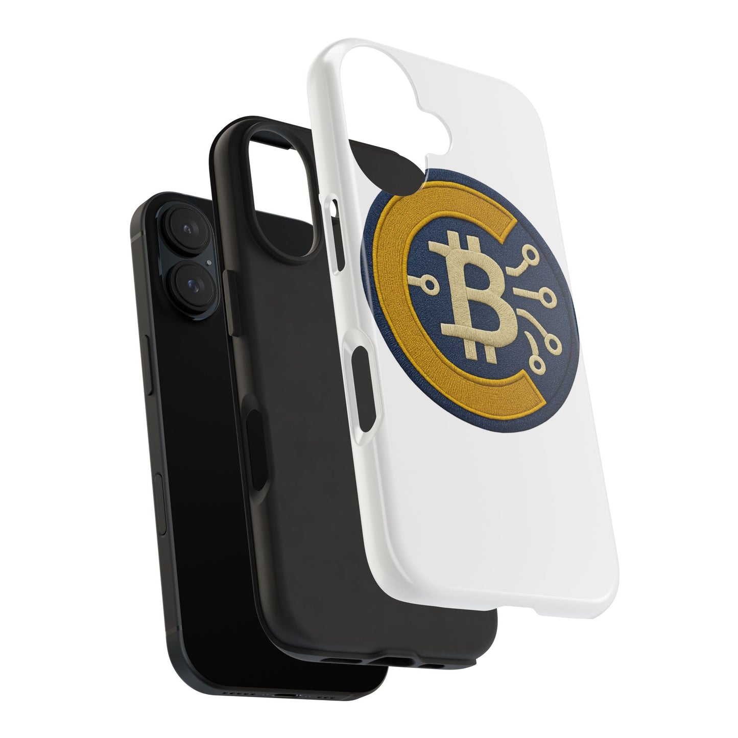 Bitcoin Tech Phone Cases, Cryptocurrency Phone Cover, iPhone and Samsung Case