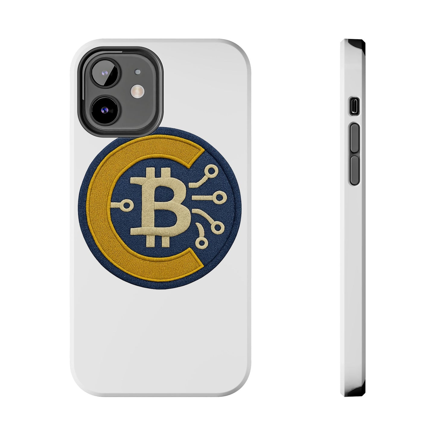 Bitcoin Tech Phone Cases, Cryptocurrency Phone Cover, iPhone and Samsung Case