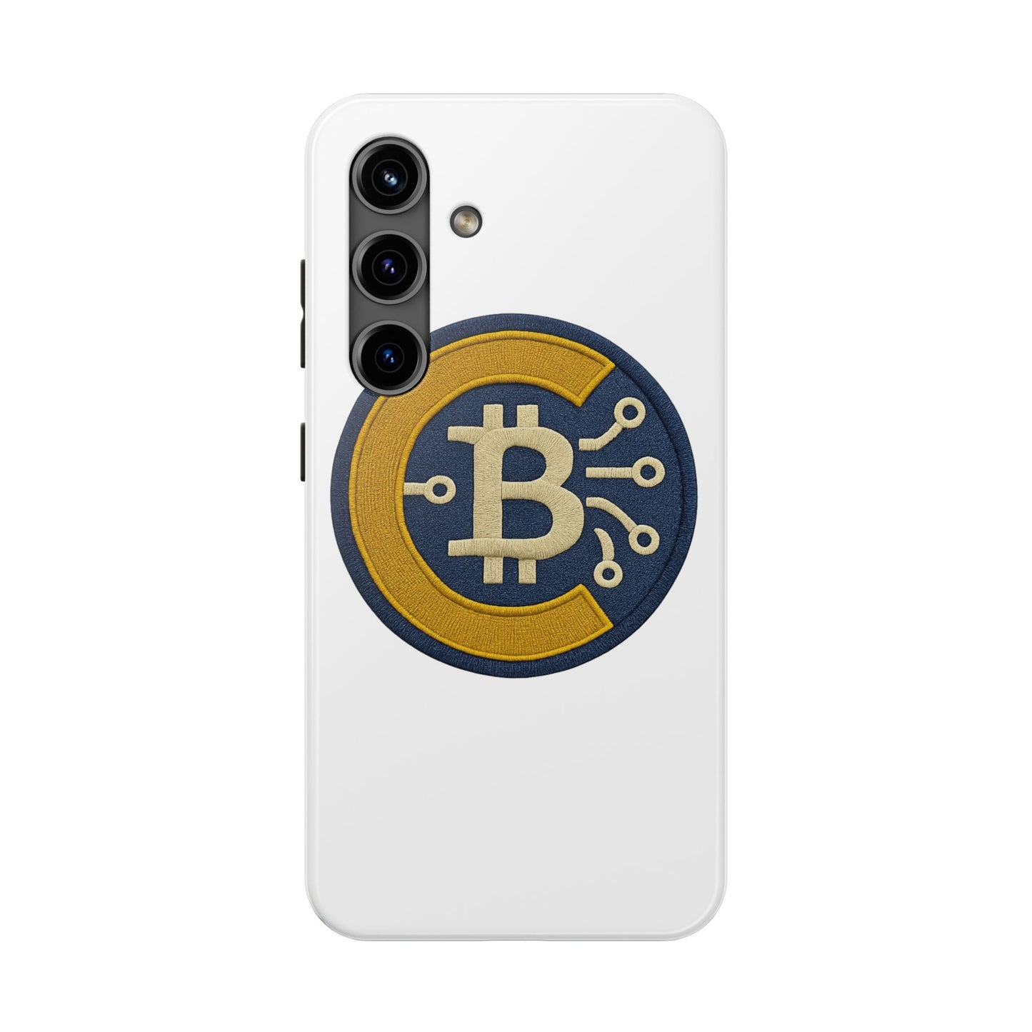 Bitcoin Tech Phone Cases, Cryptocurrency Phone Cover, iPhone and Samsung Case