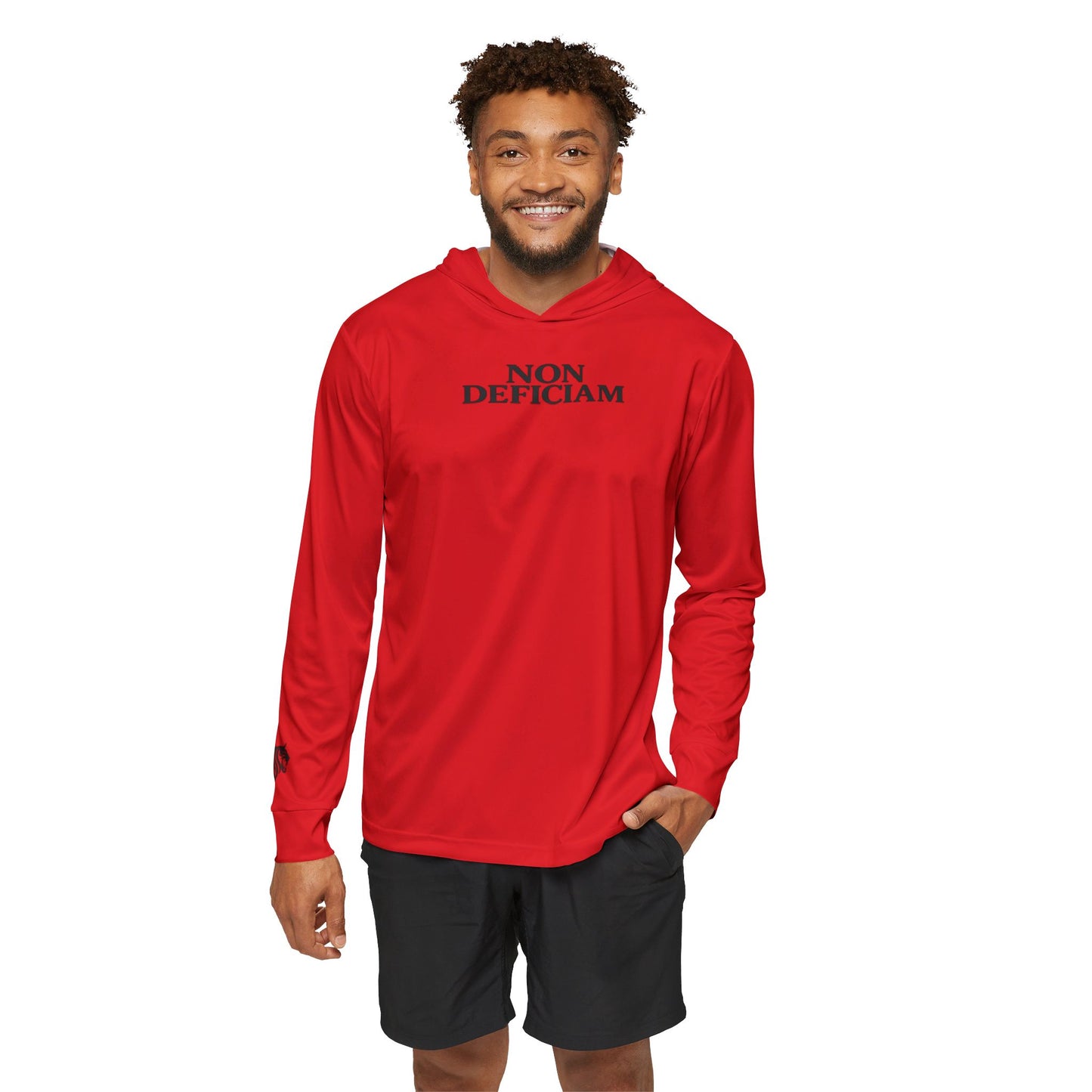 "No fallaré" - Sudadera deportiva de calentamiento para hombre, sudadera deportiva, ropa deportiva, ropa de fitness, ropa deportiva, sudadera roja, ropa deportiva