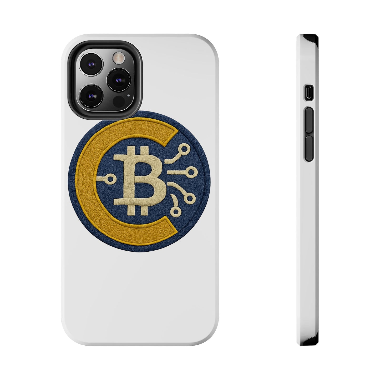 Bitcoin Tech Phone Cases, Cryptocurrency Phone Cover, iPhone and Samsung Case