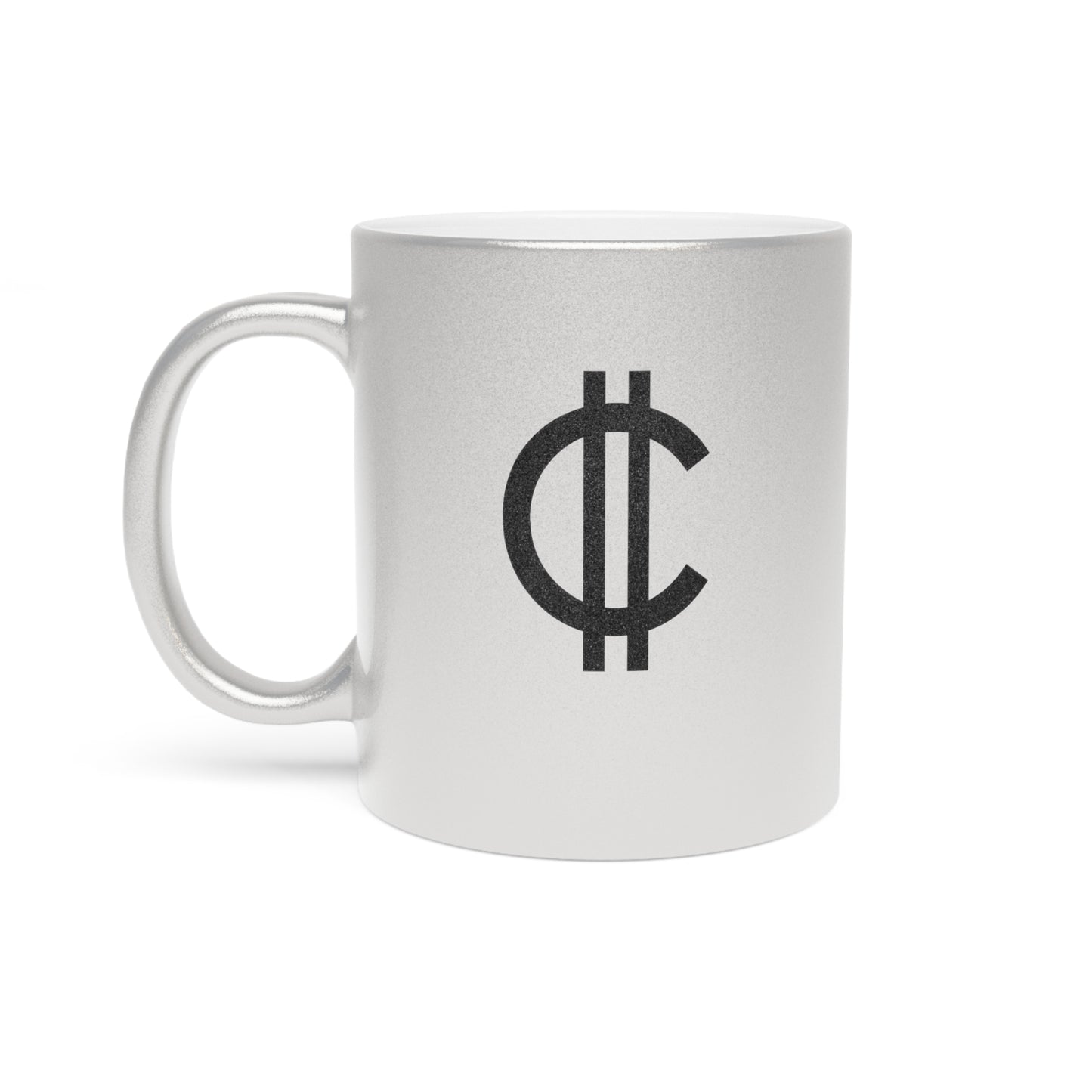 Metallic Bitcoin Mug - Ideal for Coffee Lovers, Unique Gift for Cryptocurrency Enthusiasts, Perfect for Home or Office Use, 11oz