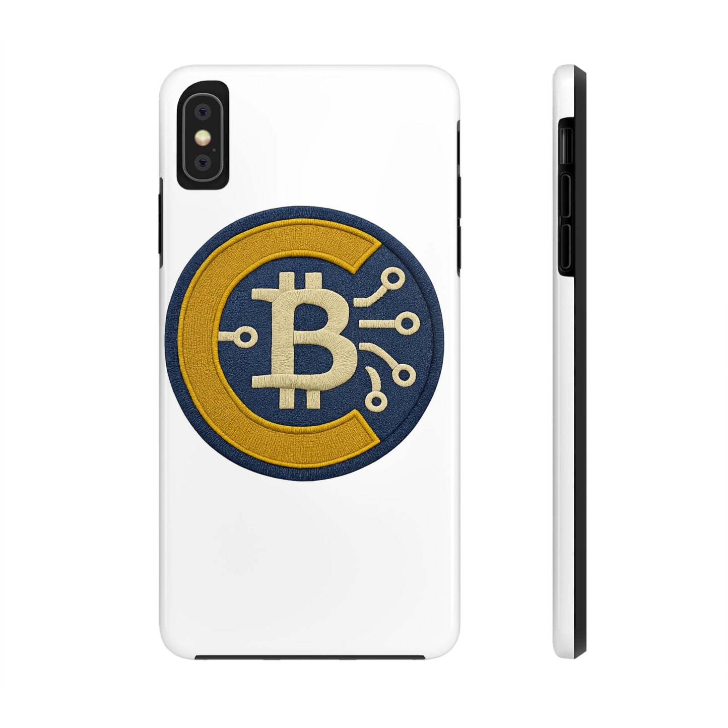 Bitcoin Tech Phone Cases, Cryptocurrency Phone Cover, iPhone and Samsung Case