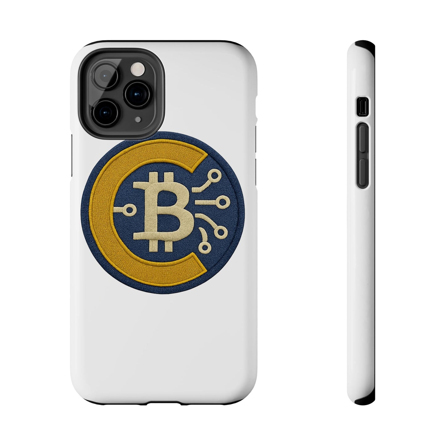 Bitcoin Tech Phone Cases, Cryptocurrency Phone Cover, iPhone and Samsung Case