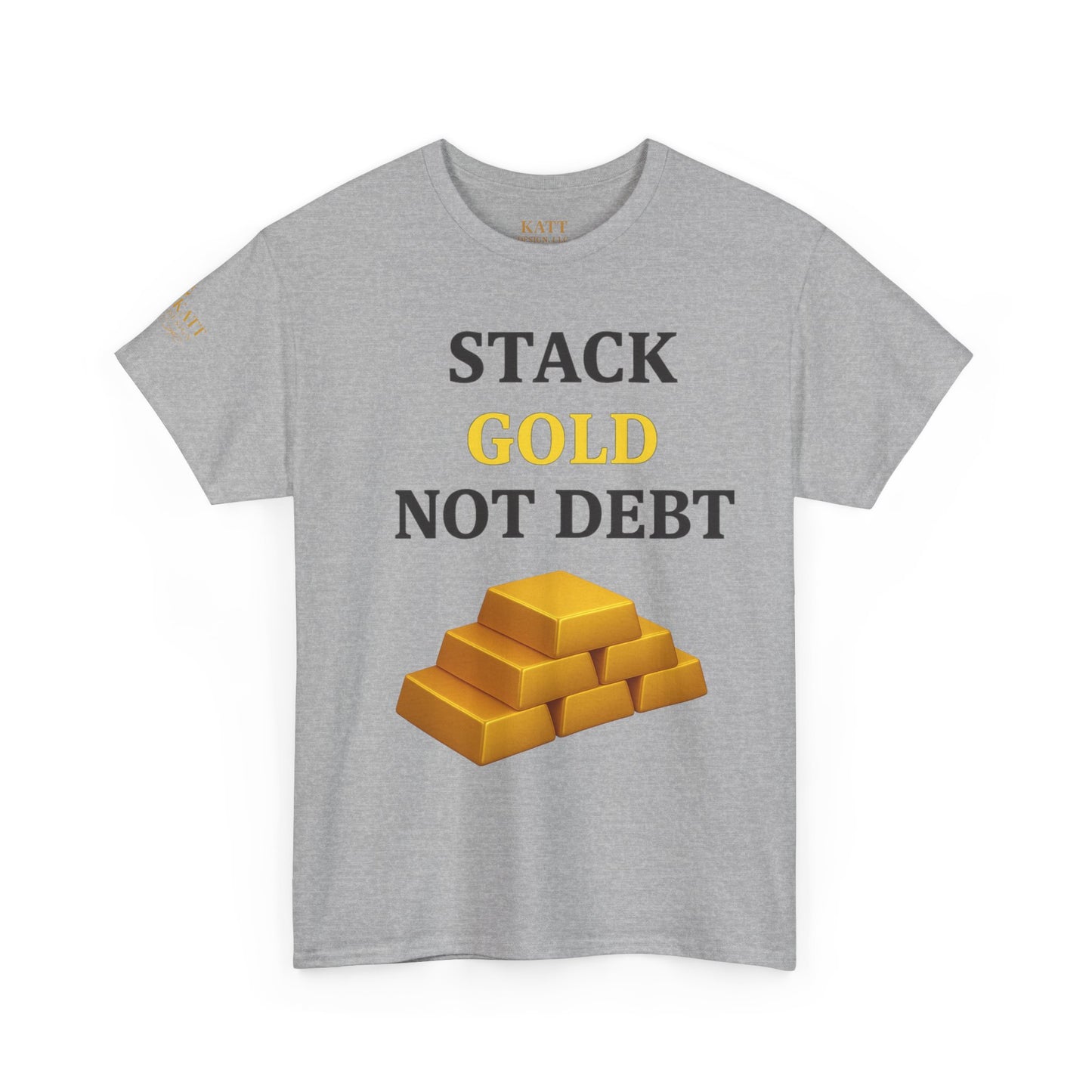 Stack the Gold - Bitcoin - Unisex Heavy Cotton Tee