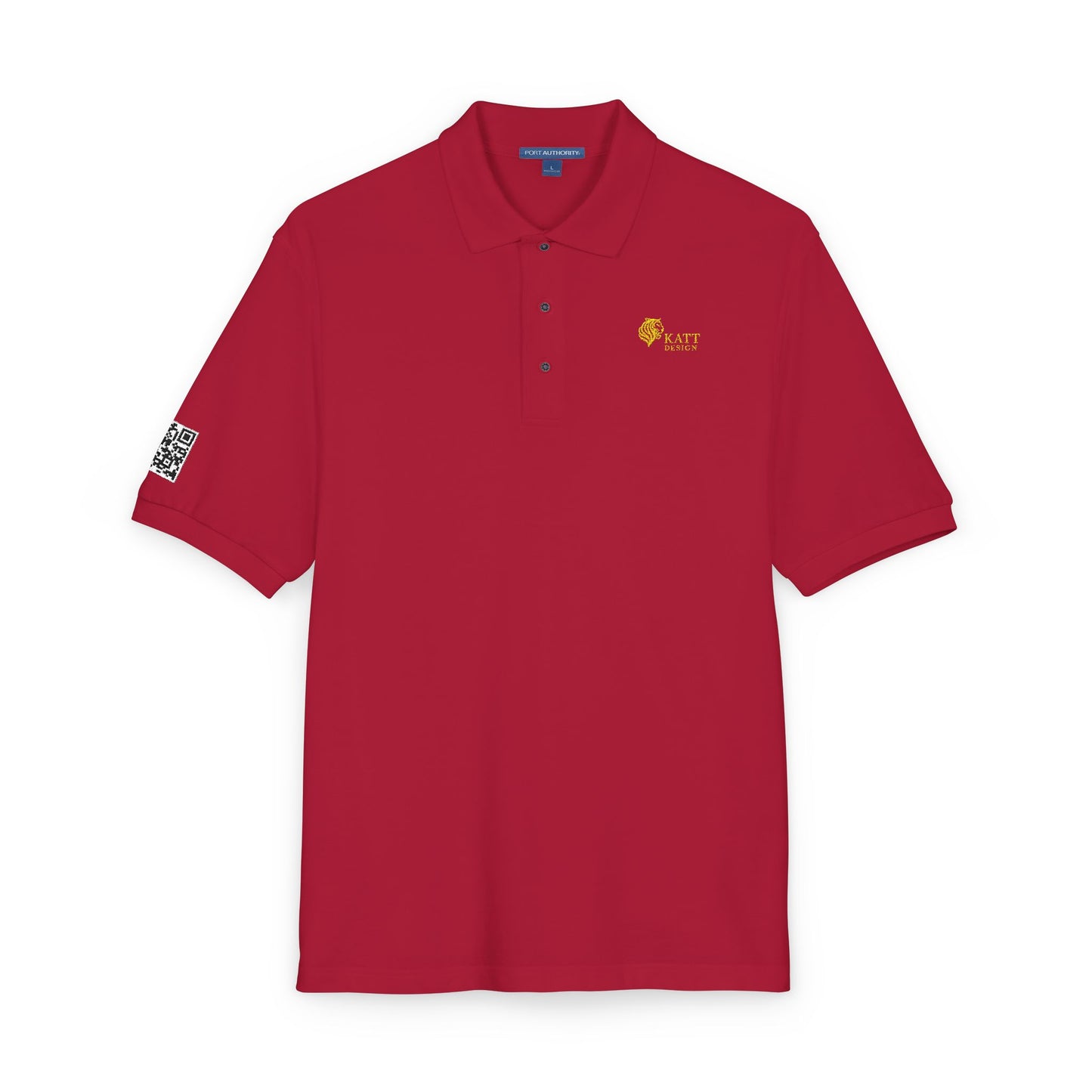 KATT Design - Embroidered Polo Shirt, Casual Wear, Gift for Him, Golf Shirt