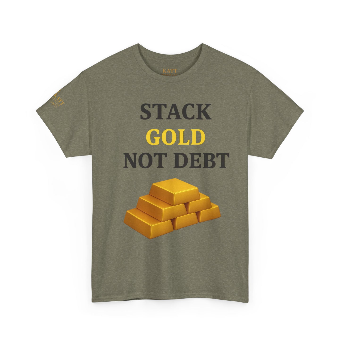 Stack the Gold - Bitcoin - Unisex Heavy Cotton Tee