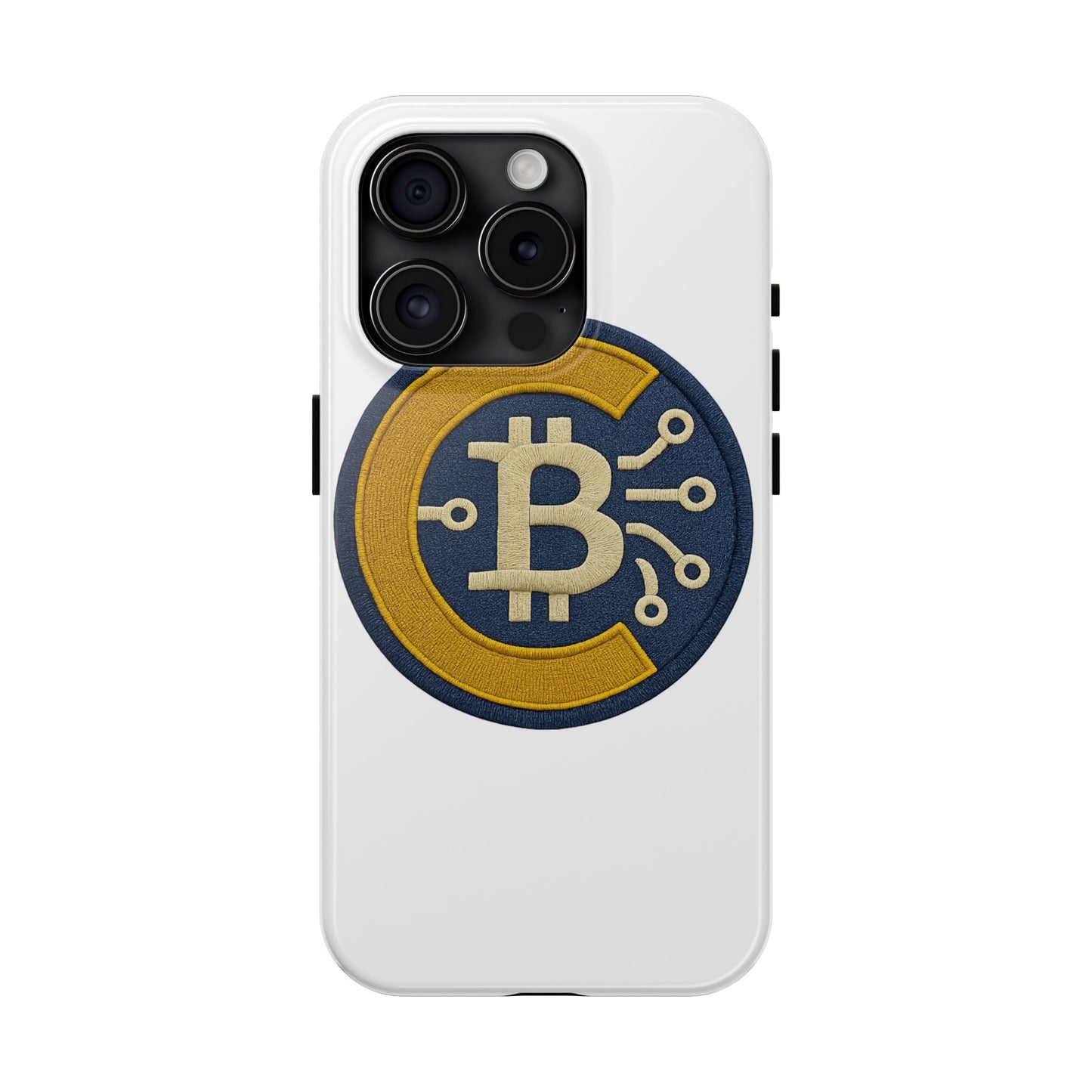 Bitcoin Tech Phone Cases, Cryptocurrency Phone Cover, iPhone and Samsung Case