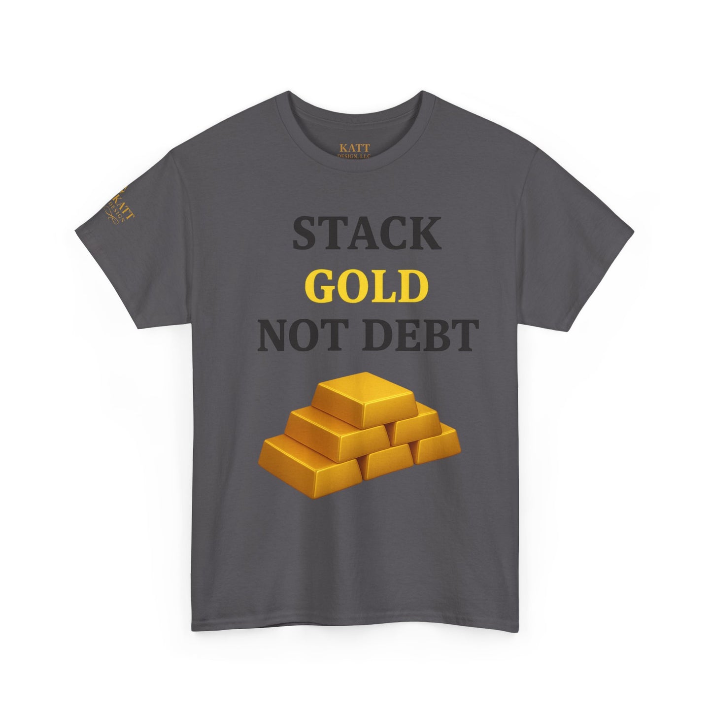 Stack the Gold - Bitcoin - Unisex Heavy Cotton Tee