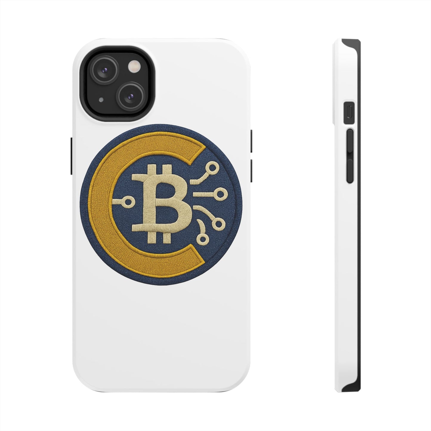 Bitcoin Tech Phone Cases, Cryptocurrency Phone Cover, iPhone and Samsung Case