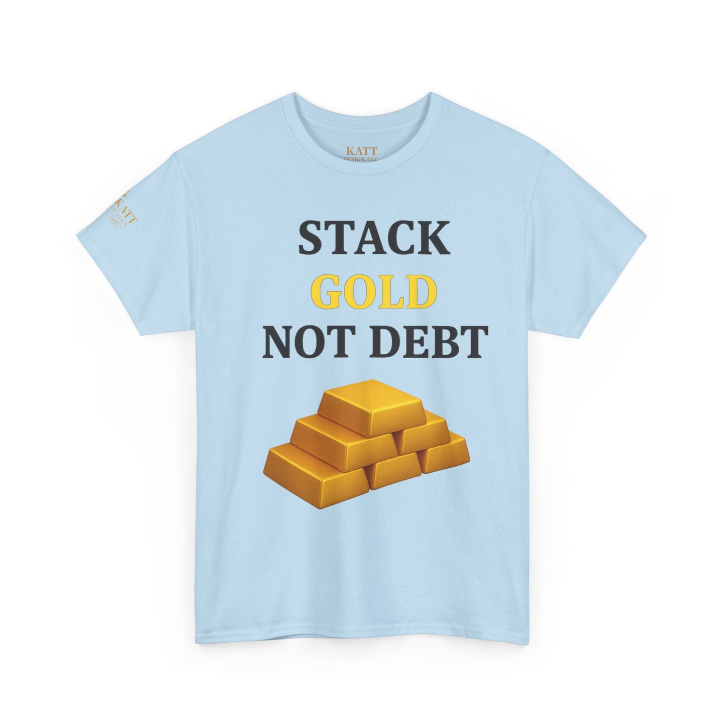 Stack the Gold - Bitcoin - Unisex Heavy Cotton Tee