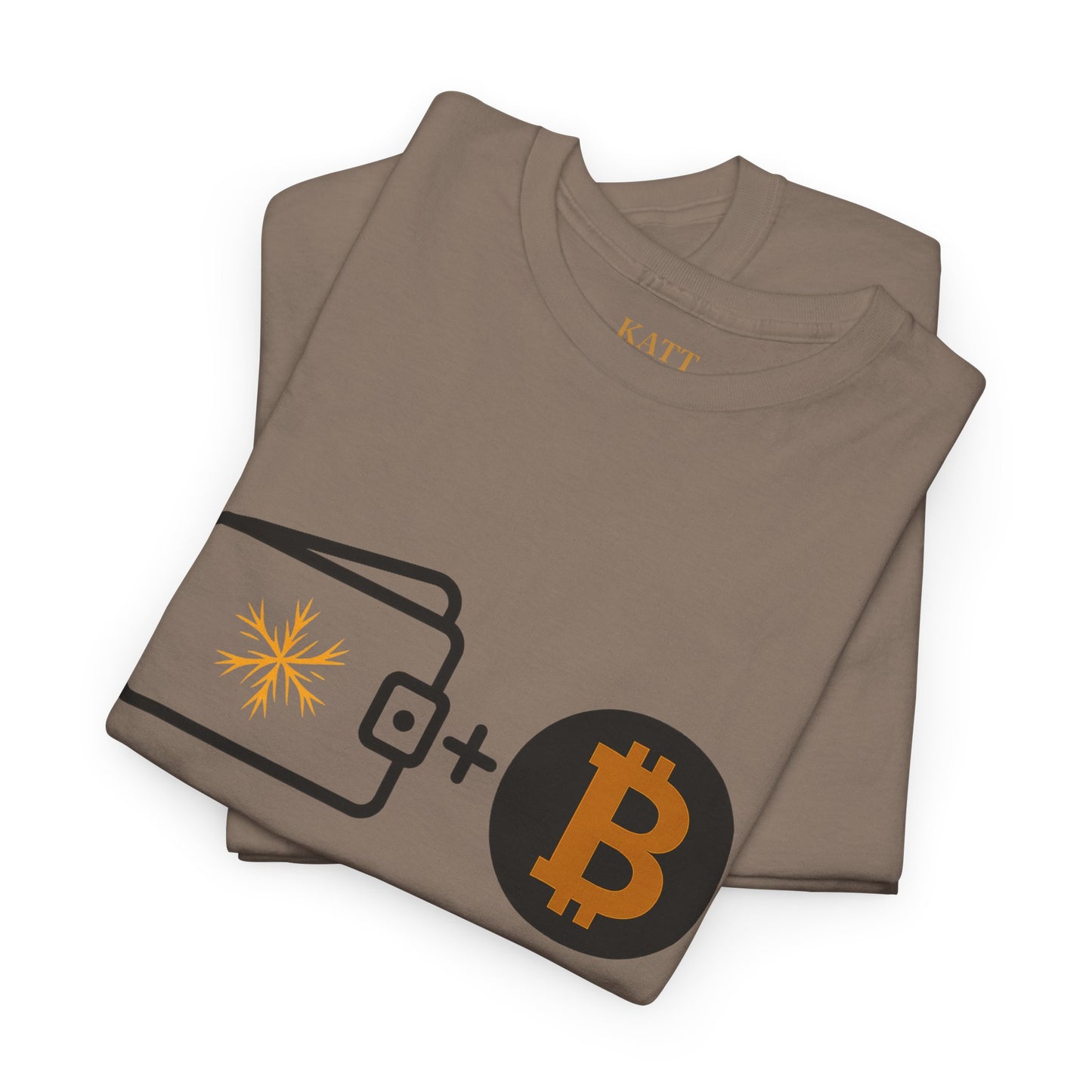 Cold Wallet - Bitcoin - Non Deficiam; "I Will Not Fail" - Unisex Heavy Cotton Tee